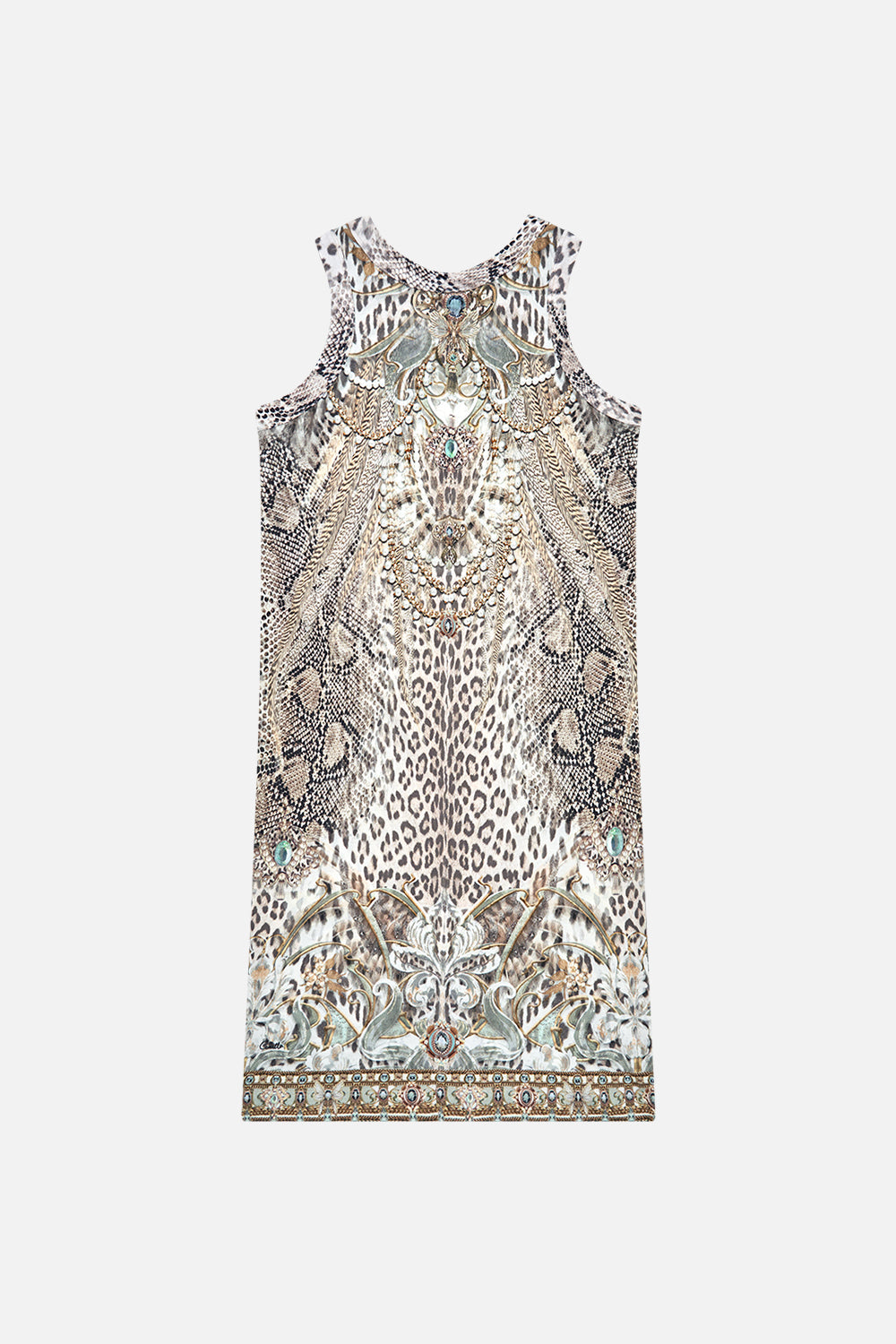 Milla by CAMILLA kids jersey tank dress in Looking Glass Houses print