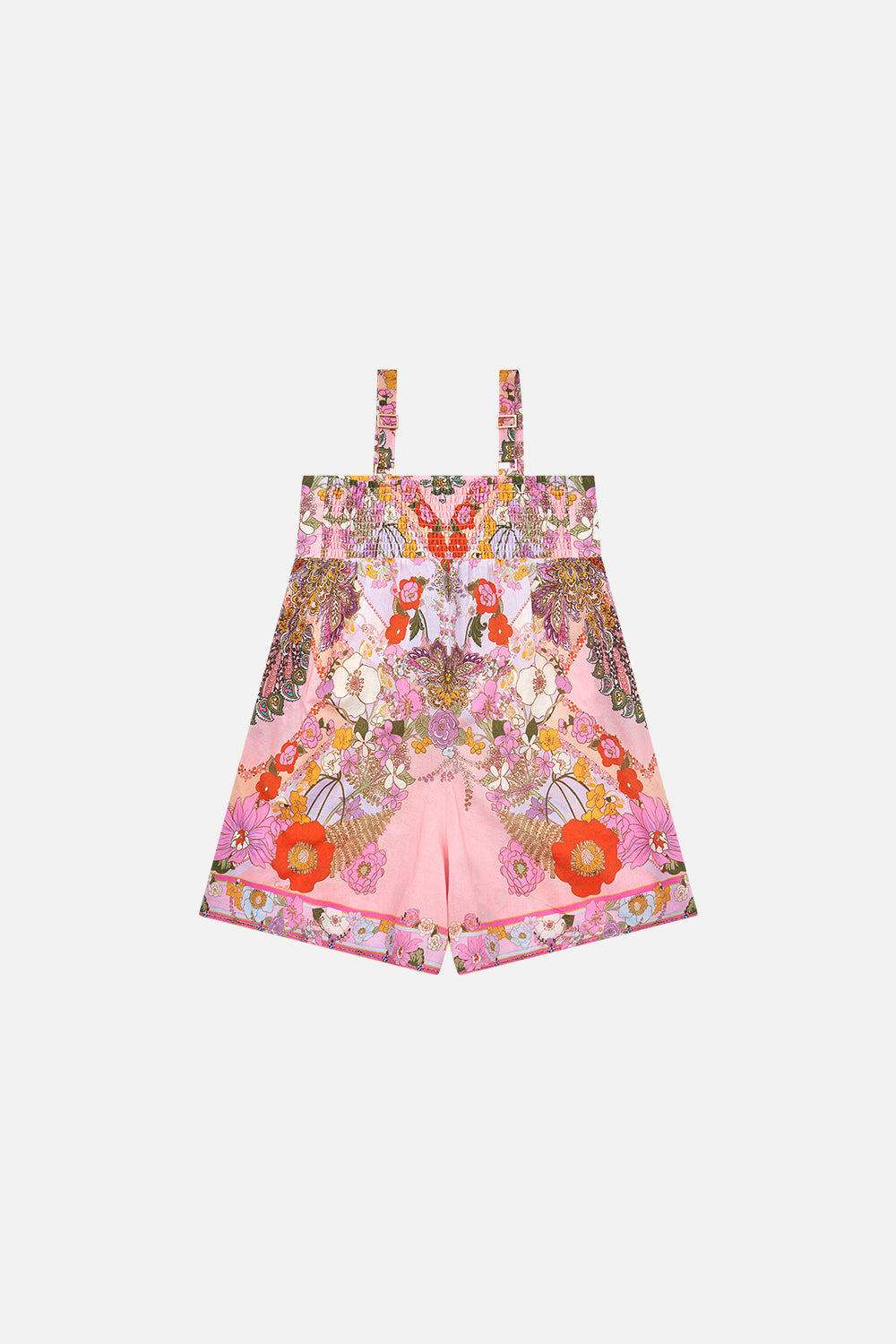 Milla By CAMILLA kids pink floral print playsuit in Clever Clogs print