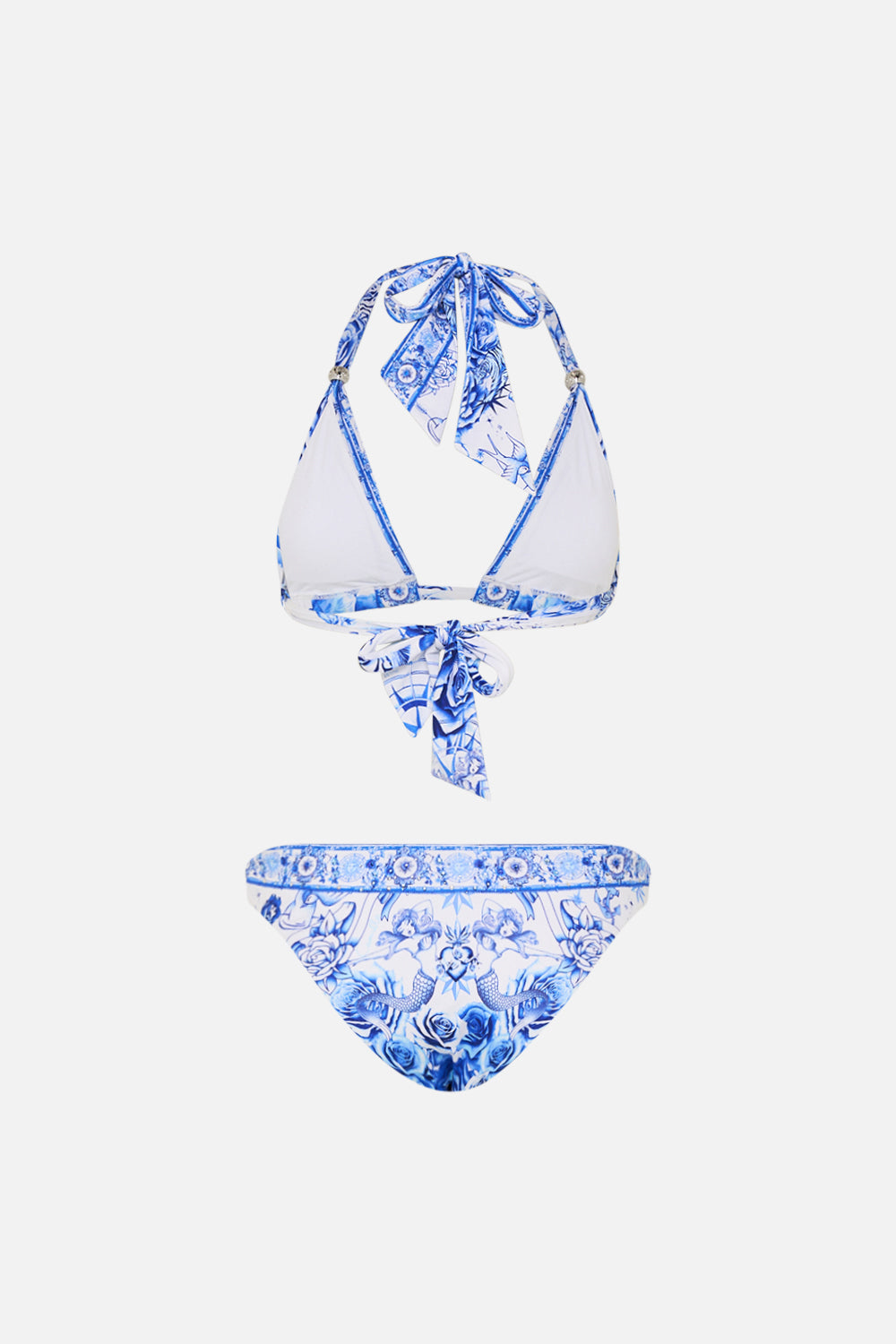 SOFT TIE BIKINI WITH TRIM IMMORTAL INK