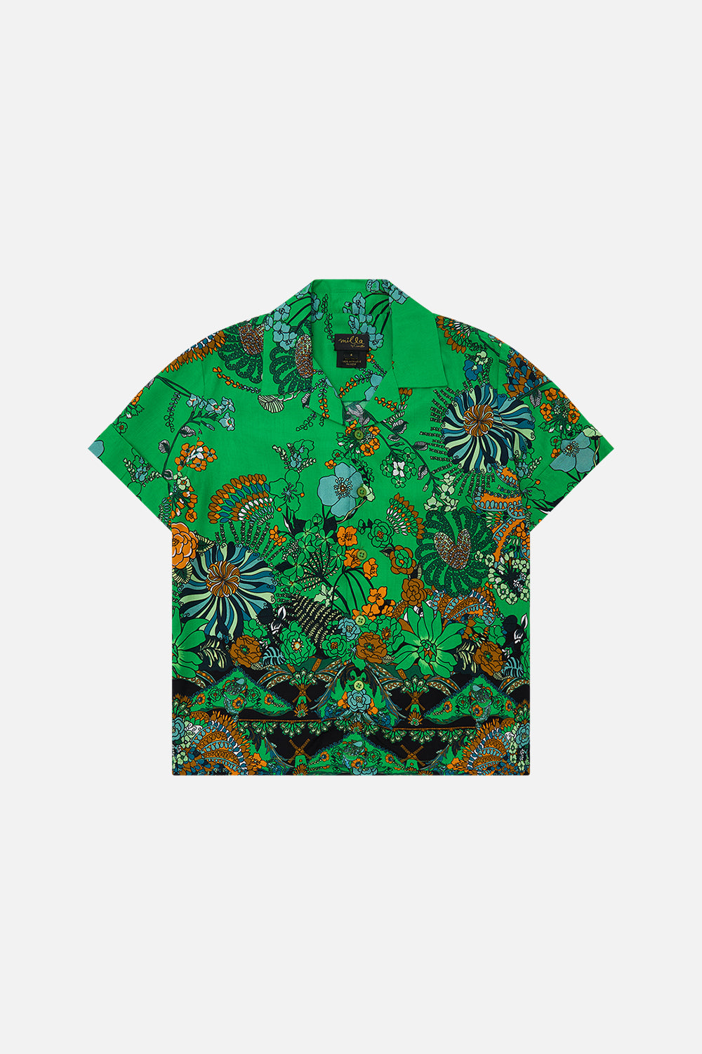 Milla by CAMILLA green short sleeve shirt in Good Vibes Generation