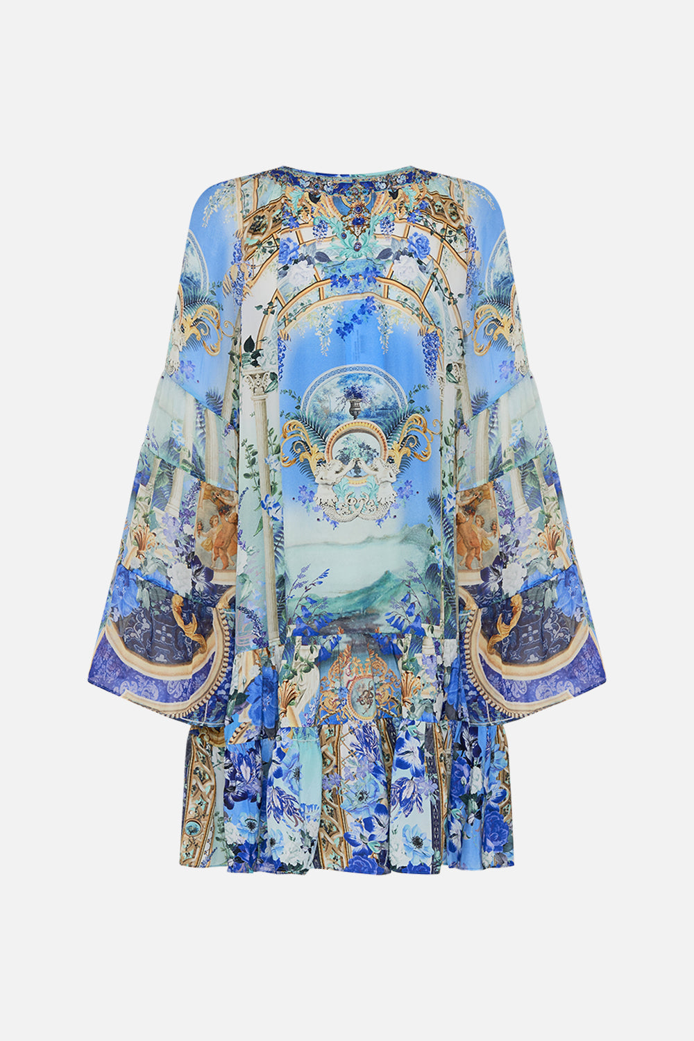 A-LINE GATHERED PANEL DRESS VIEWS OF VESUVIUS