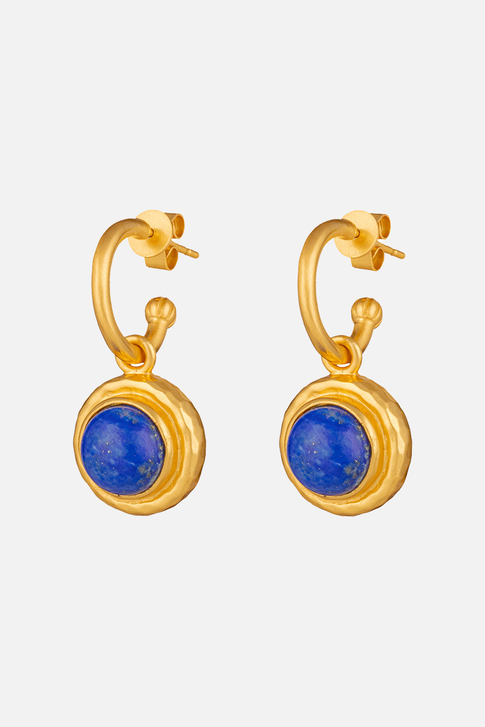 KAMEO LAPIS STONE EARRINGS MULTI