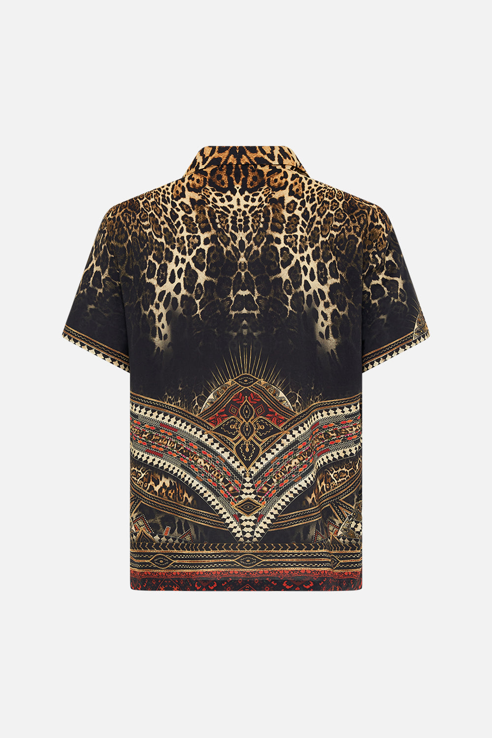 Hotel Franks By CAMILLA Short Sleeve Camp Collared Shirt in Pretty Fly For The Sinai Print.