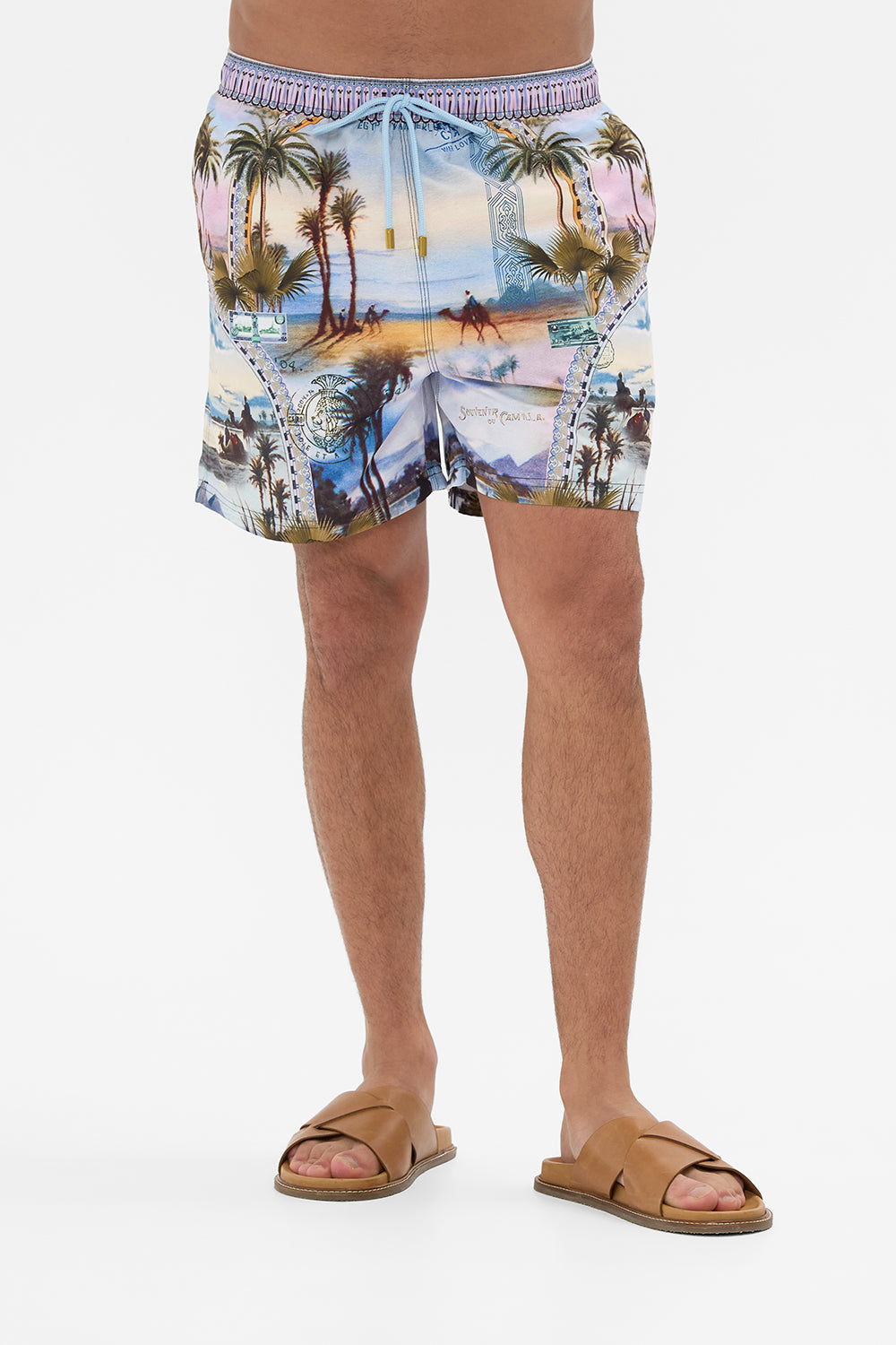 Hotel Franks By CAMILLA Mid length boardshort in Call Me In Cairo Print