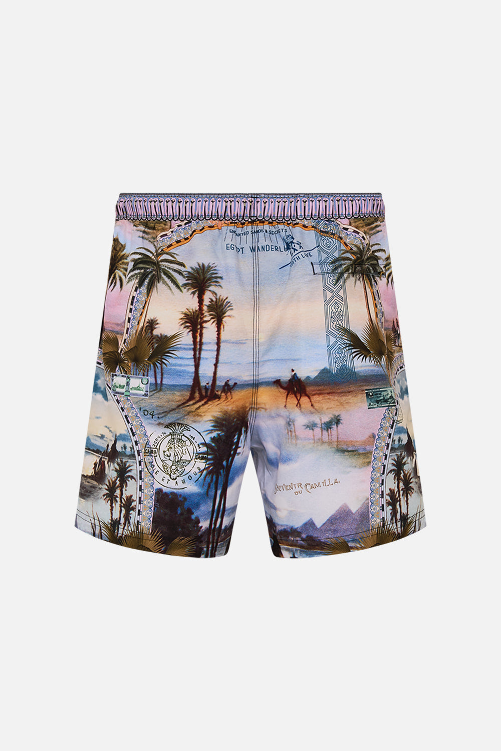 Hotel Franks By CAMILLA Mid length boardshort in Call Me In Cairo Print