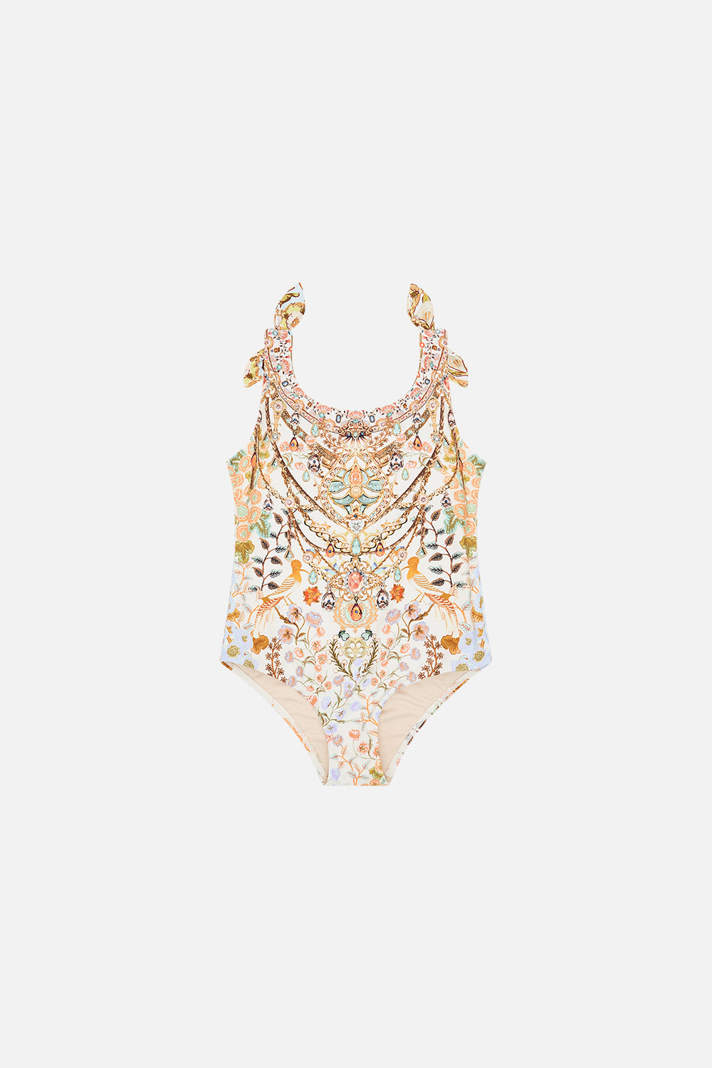 Milla By Milla By CAMILLA Kids Tie Shoulder One Piece 4-10 in Honour of Heirlooms print