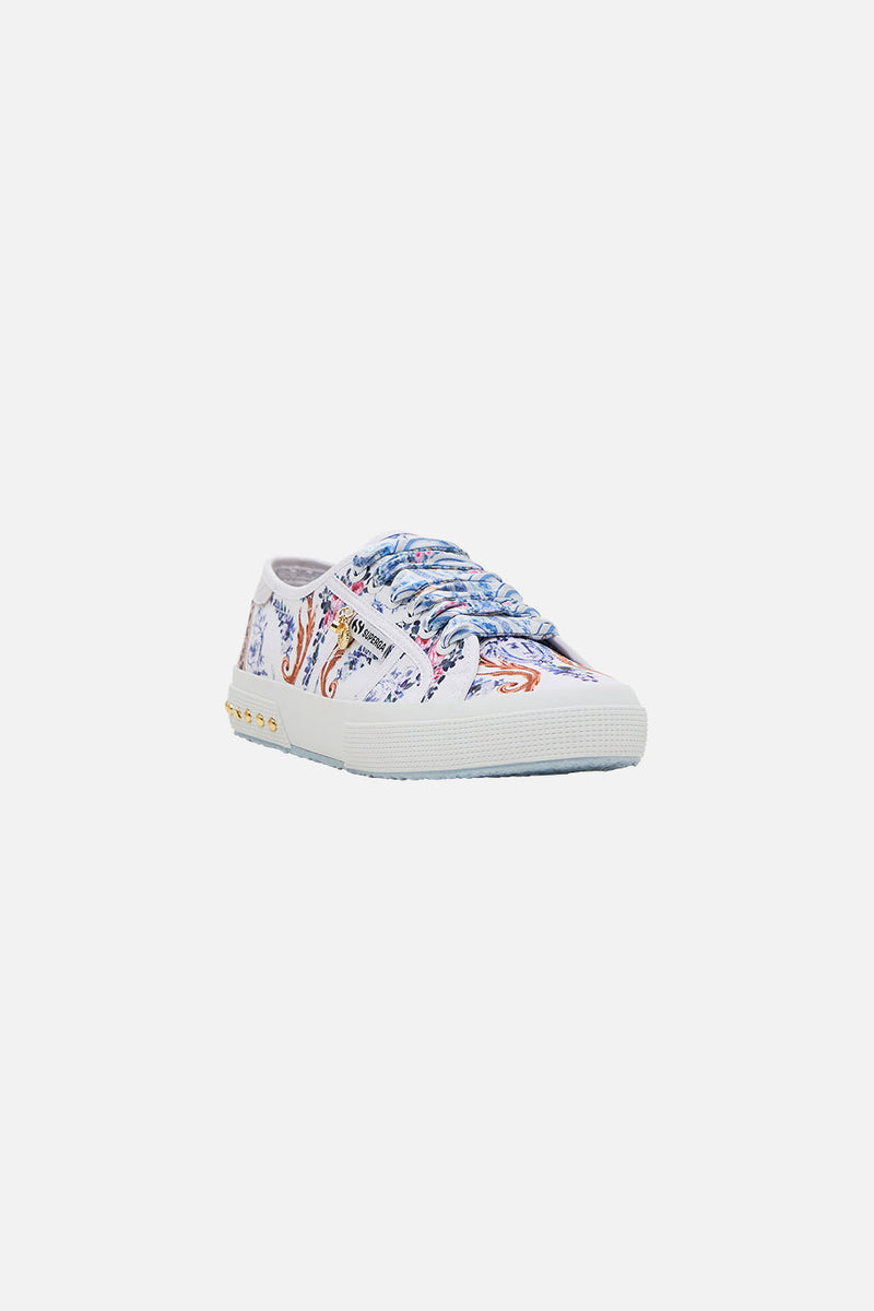CAMILLA X SUPERGA 2708 PRINTED SNEAKER SURREALIST XANADU