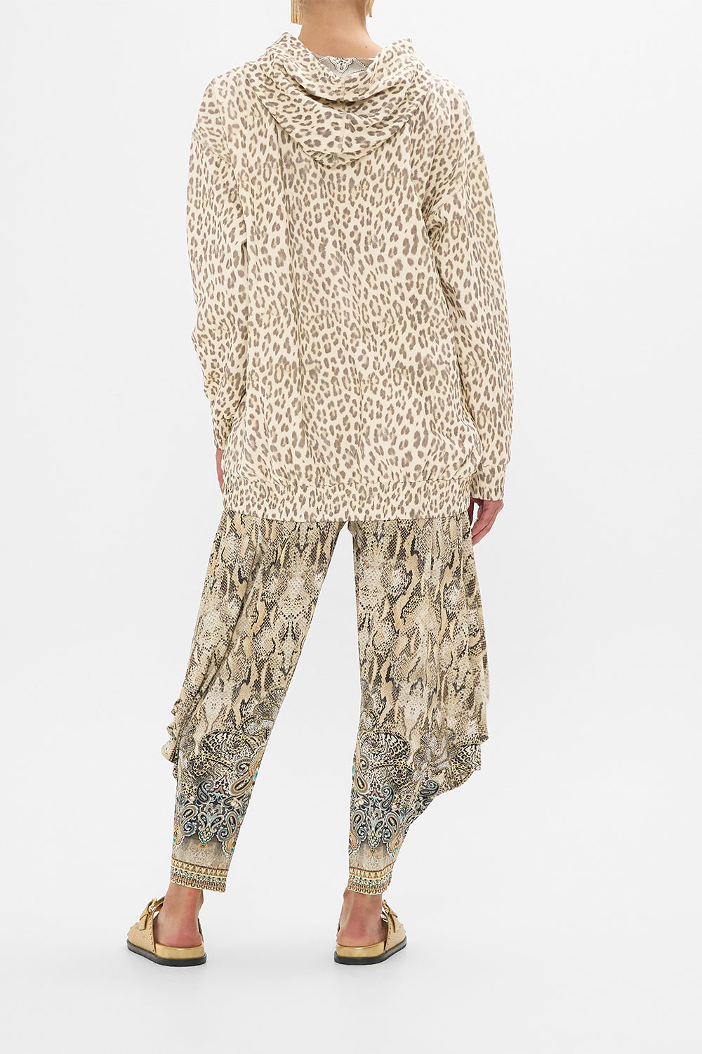 CAMILLA Jersey Drape Pant with Pocket in The Throne Room print