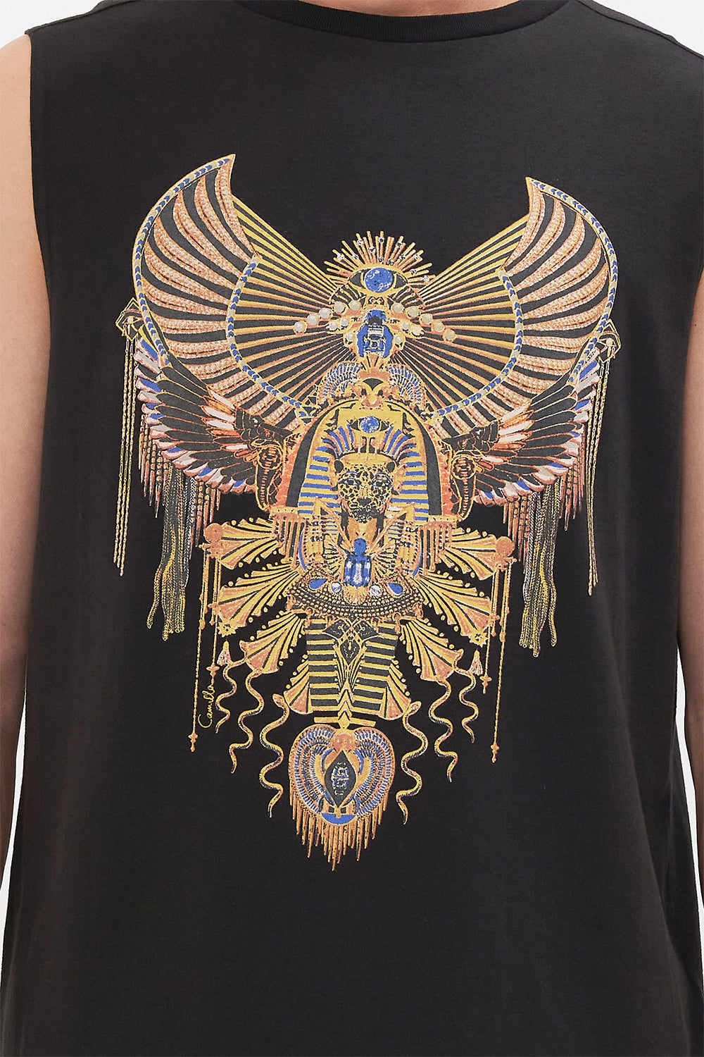 MENS SLEEVELESS T-SHIRT THEY CALLED HER NEFERTARI
