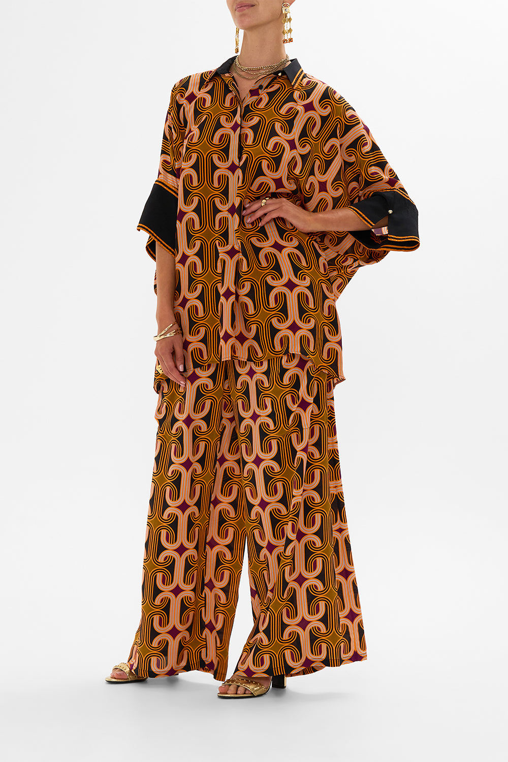 CAMILLA multi Batwing Shirt in One Night in De Wallen