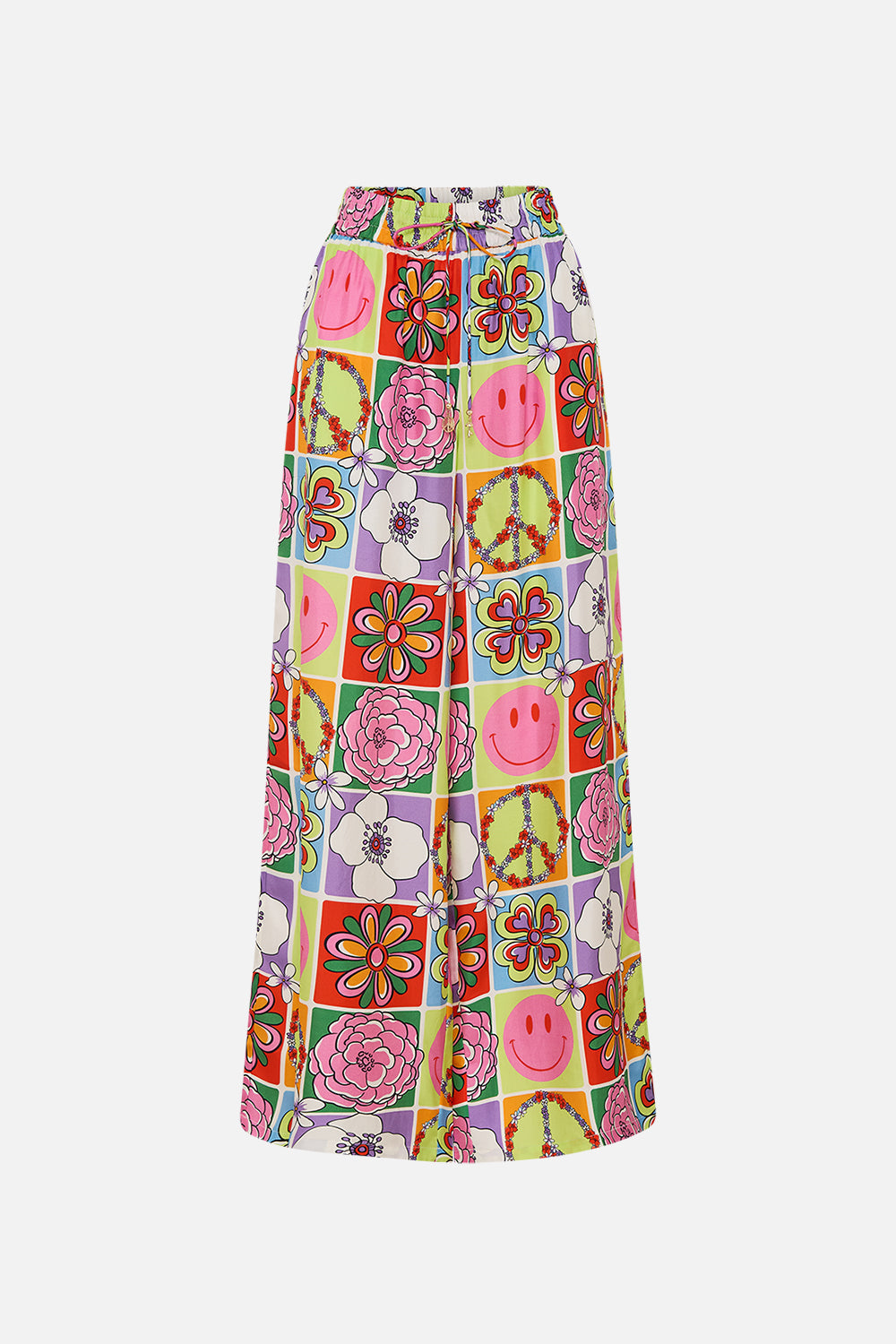 CAMILLA floral Straight Leg Pant in Cosmic Prairie