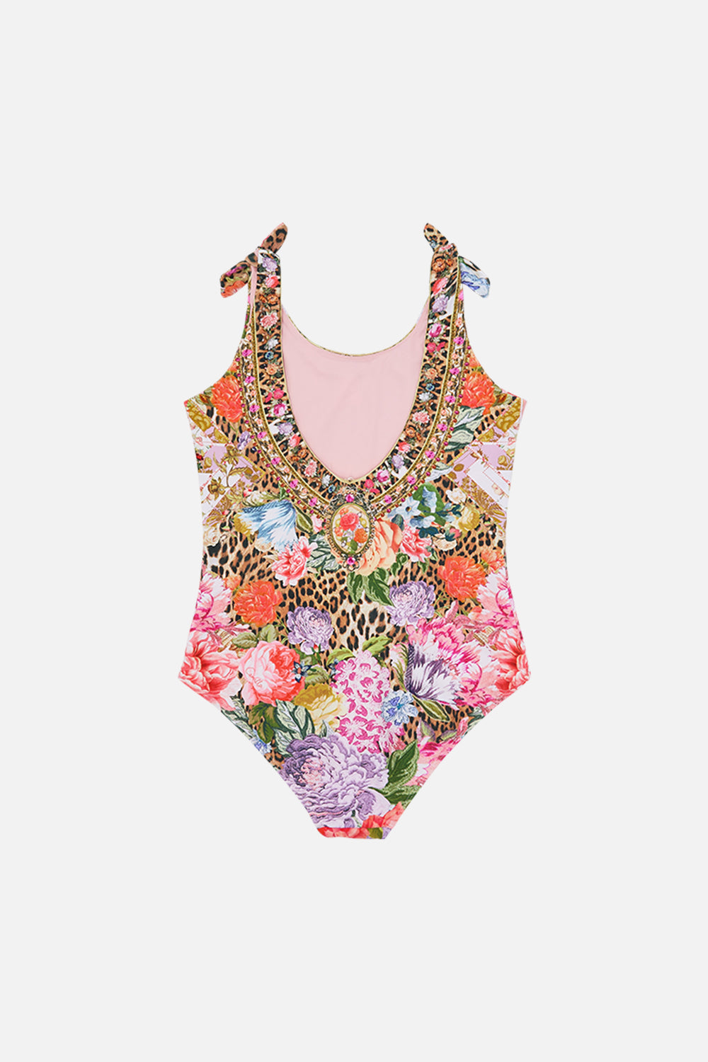 Milla by CAMILLA floral kids tie shoulder one piece (12-14) in Heirloom Anthem