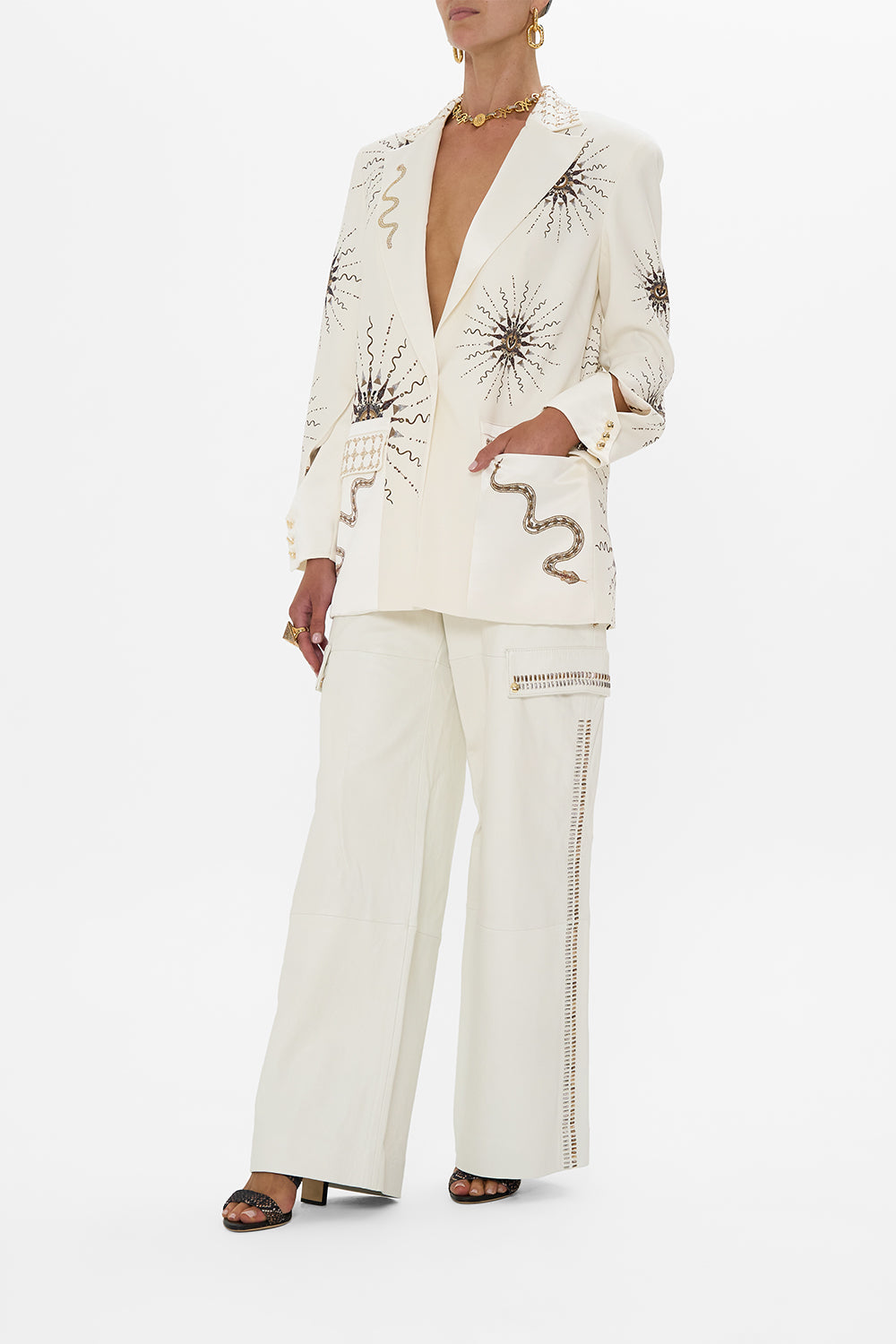 JACKET WITH SLEEVE CUT OUT DETAIL GODDESS ENERGY