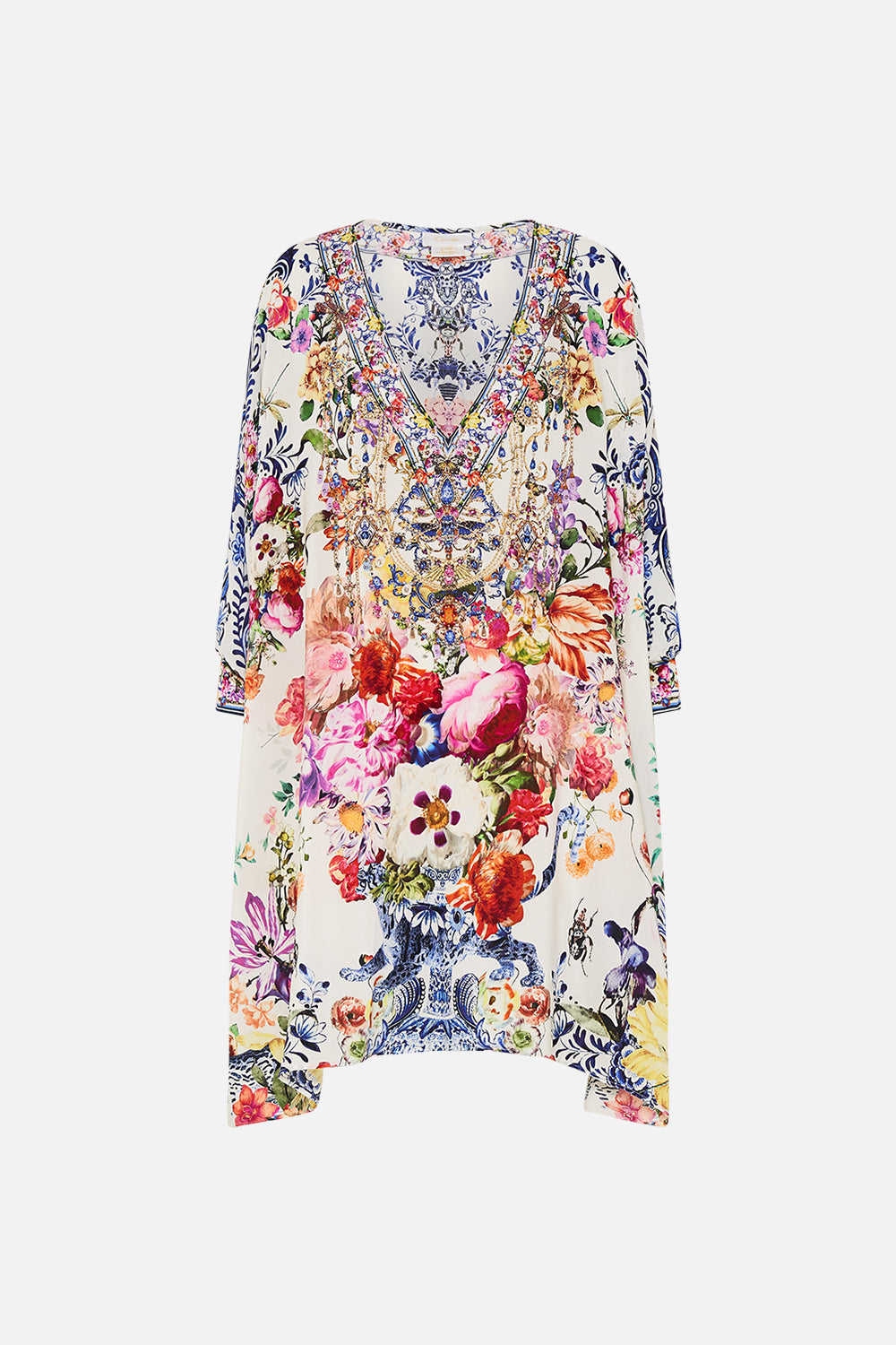 CAMILLA shirt kaftan in Dutch Is Life print
