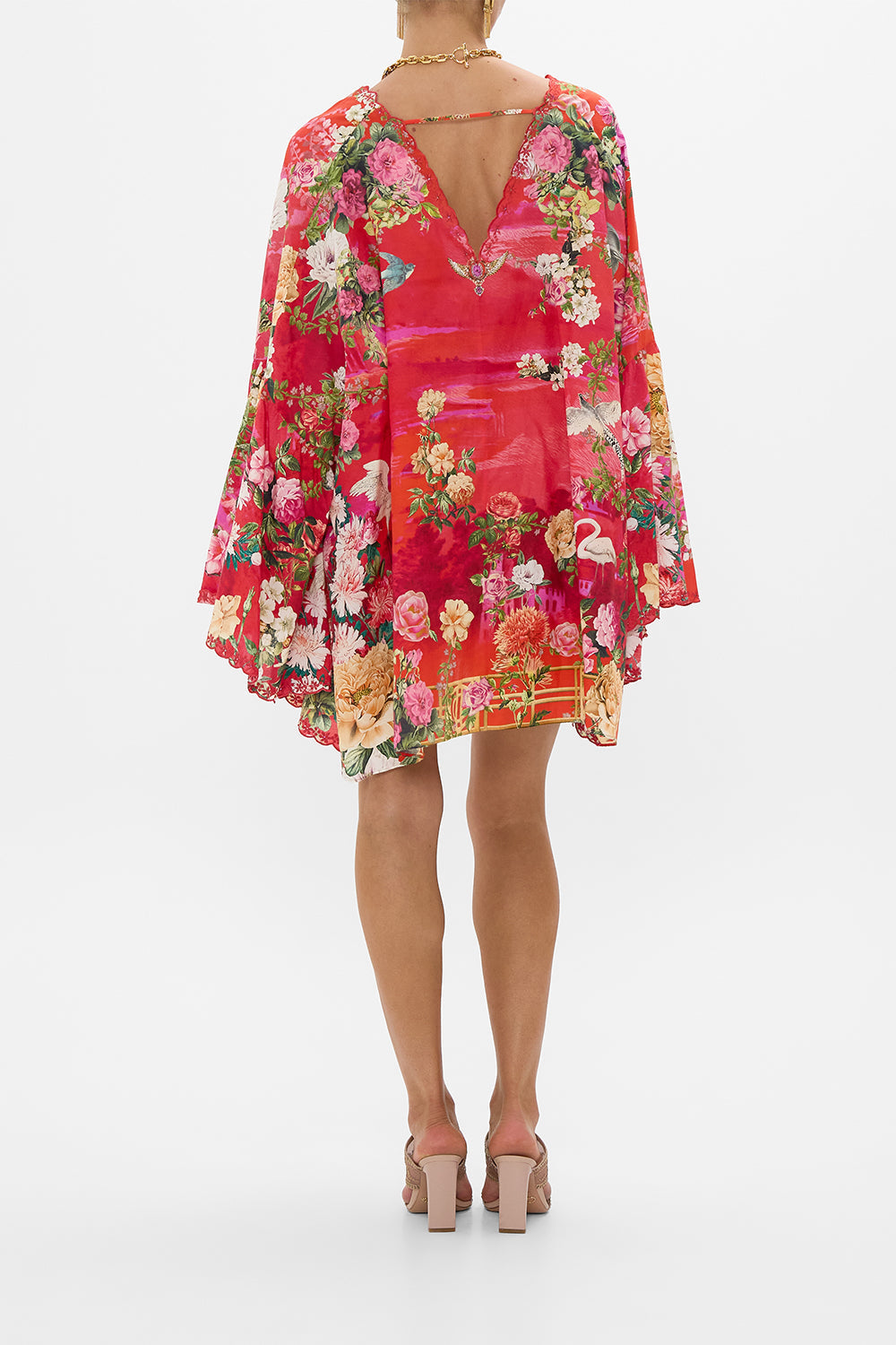 SHORT V NECK RUFFLE KAFTAN SWEET HOME ALEXANDRIA