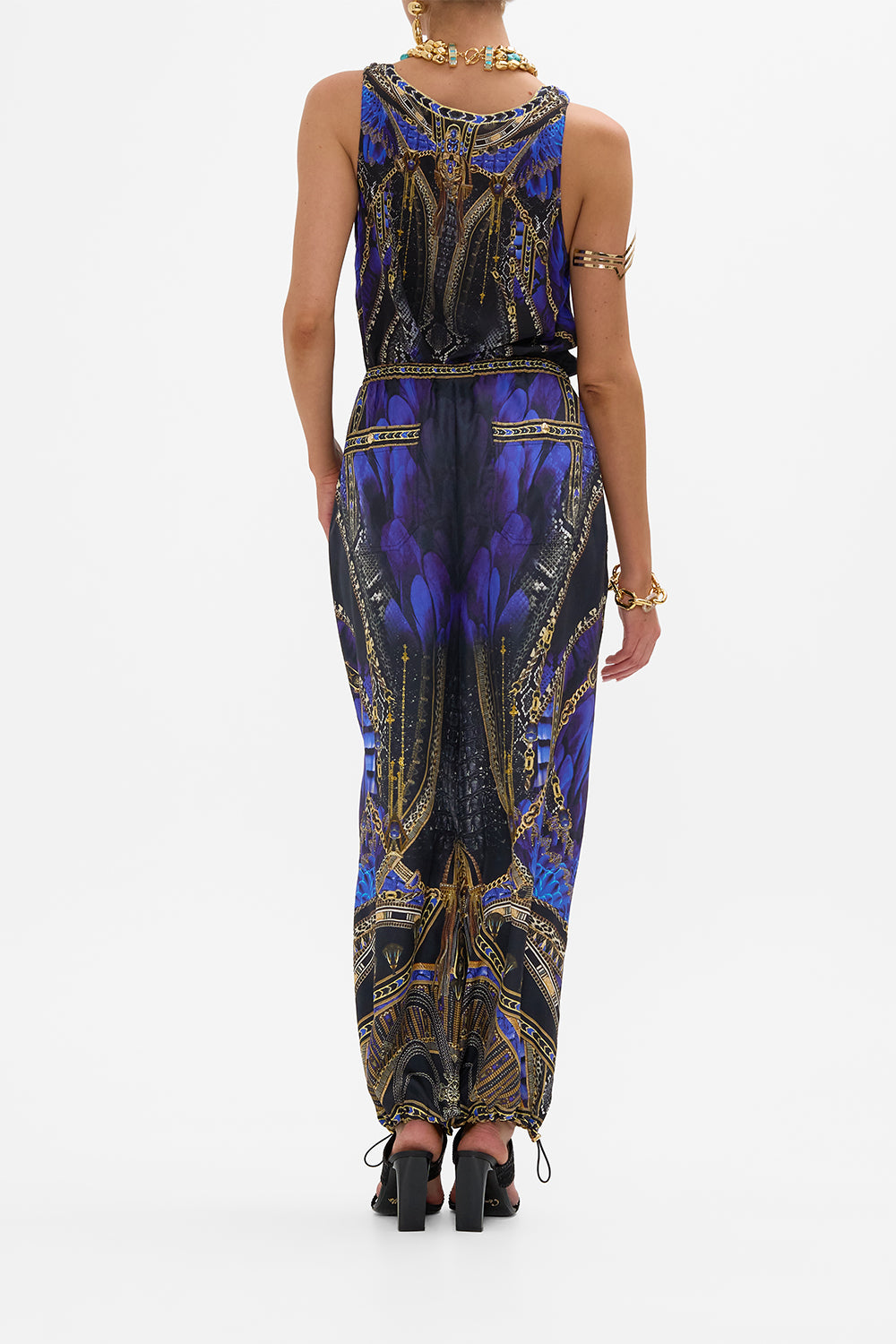 CAMILLA Parachute Pant in Other Side of the Oasis print.