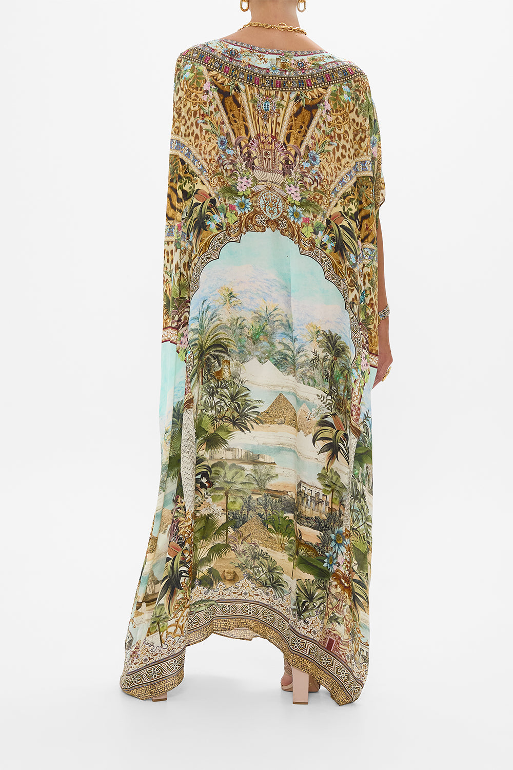 ROUND NECK KAFTAN VIEWS OF THE VALLEY