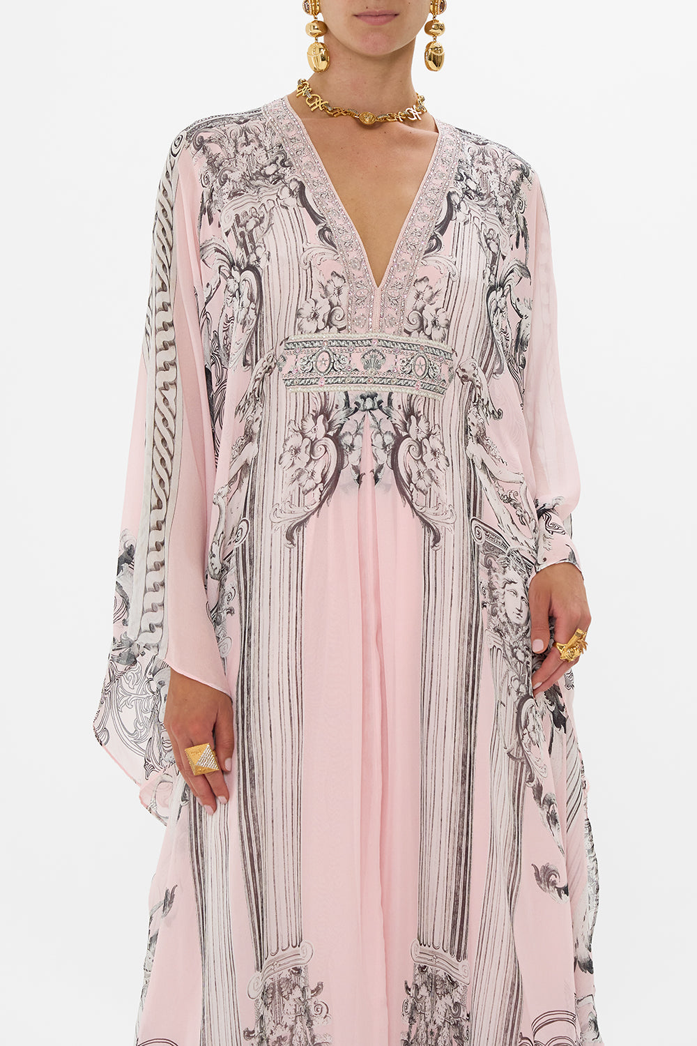 LONG KAFTAN WITH WAIST DETAIL CAVE OF WONDERS