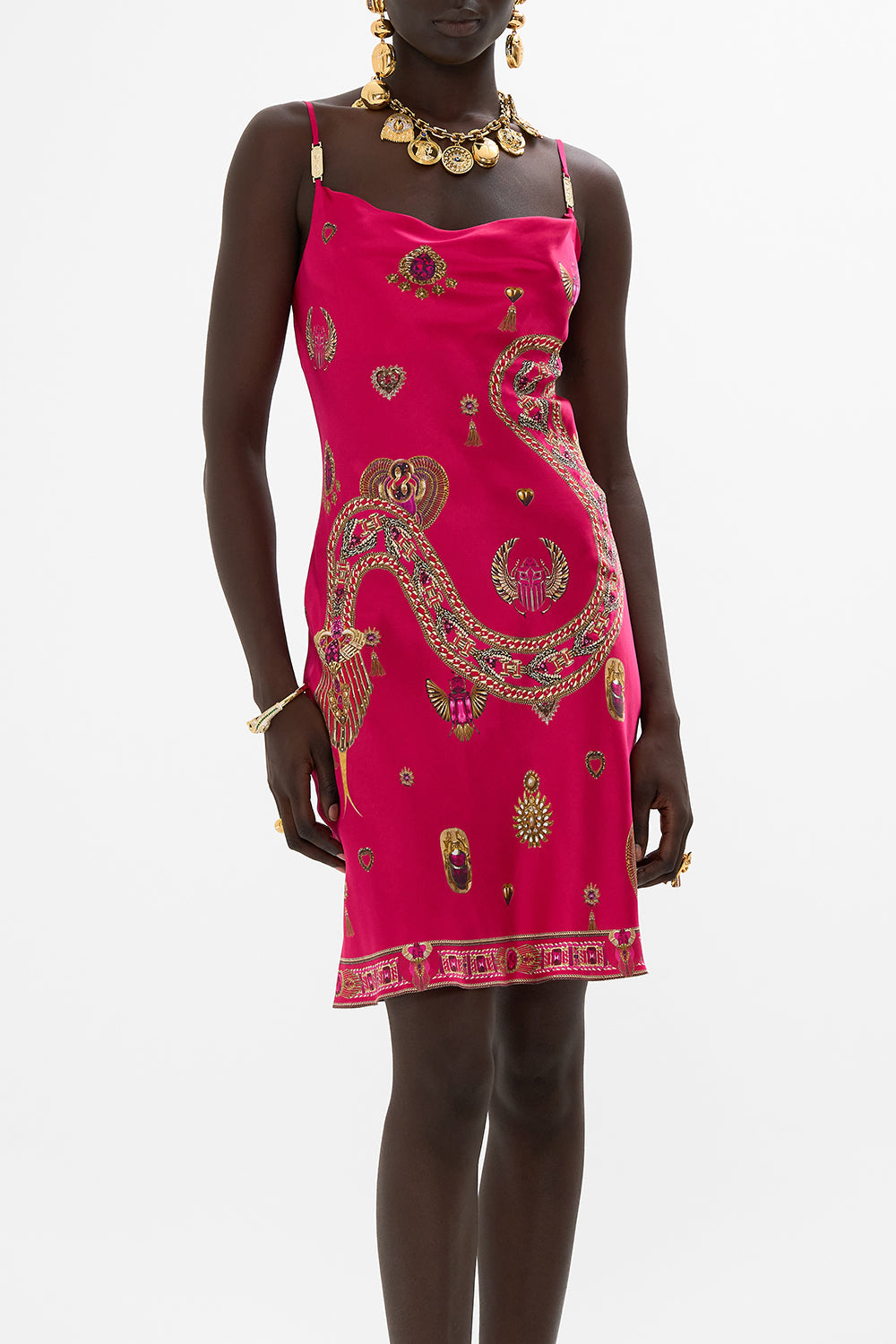 SHORT BIAS SLIP KISSED BY A COBRA