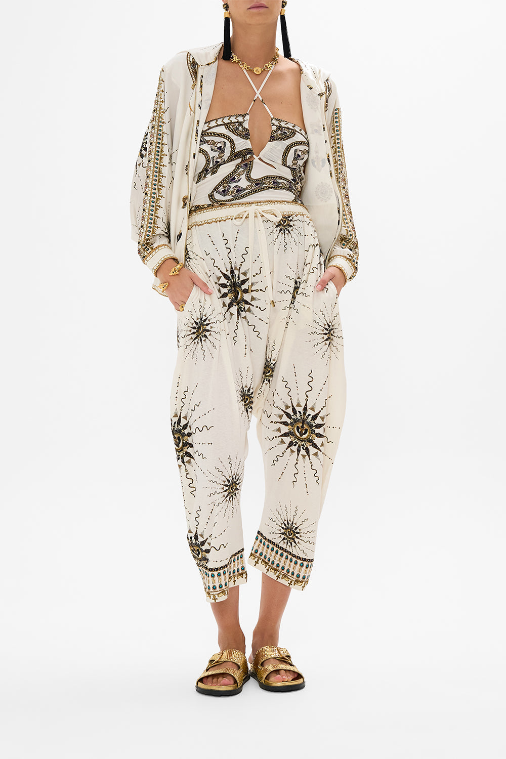 DRAPED JERSEY PANT GODDESS ENERGY