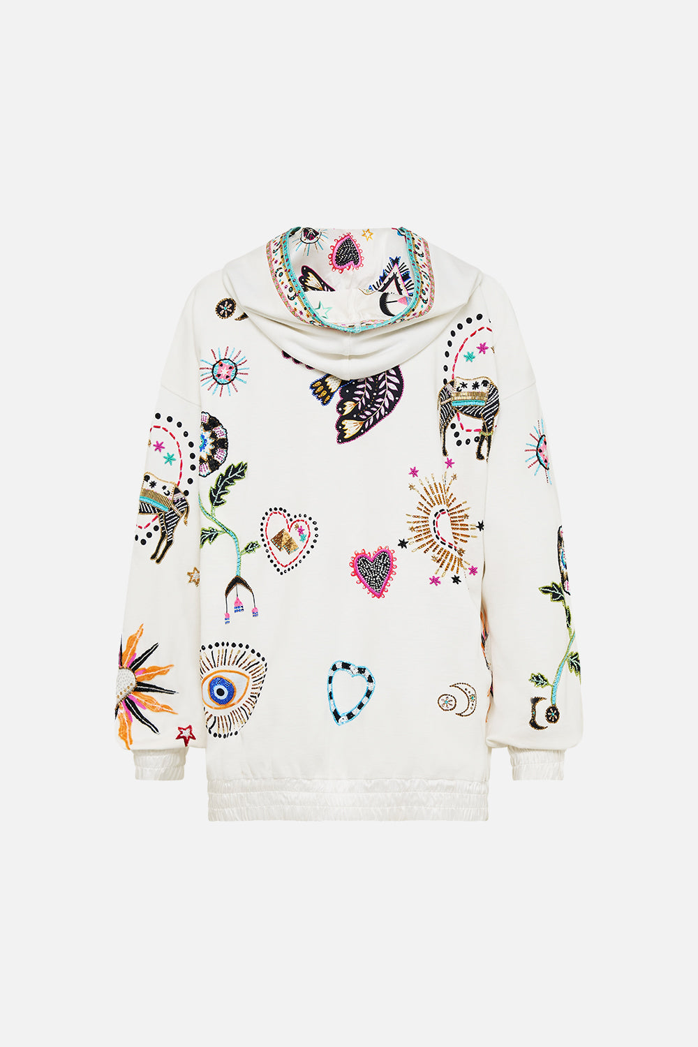 SILK BAND OVERSIZED HOODIE WITH POCKETS NUBIAN WONDERLAND