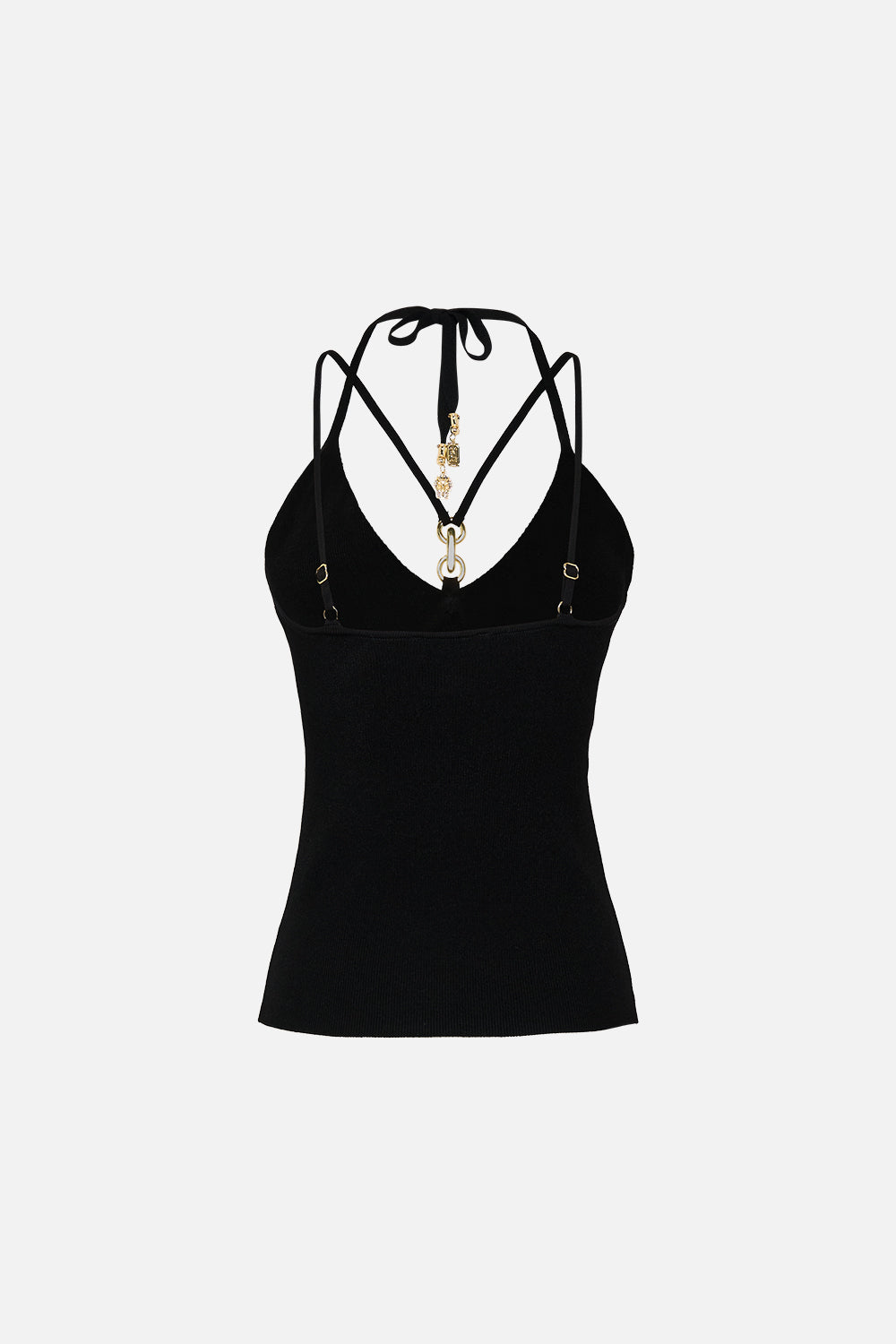 FITTED KNIT TOP WITH HARDWARE CALL ME CLEOPATRA