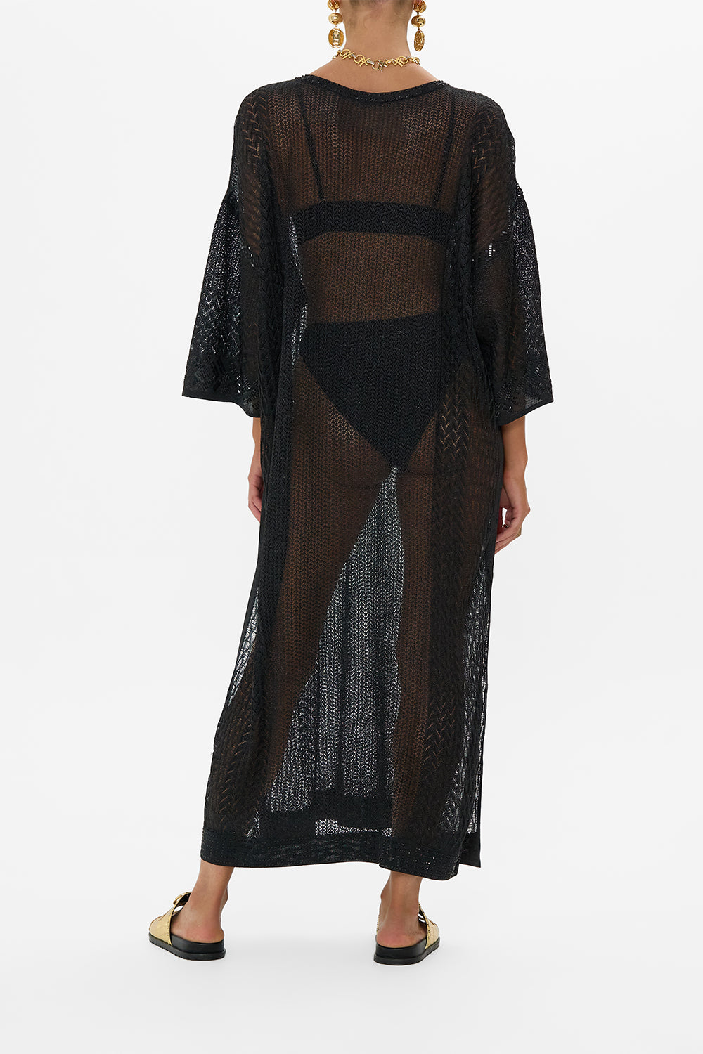 LONG V NECK KNIT KAFTAN CALL ME CLEOPATRA