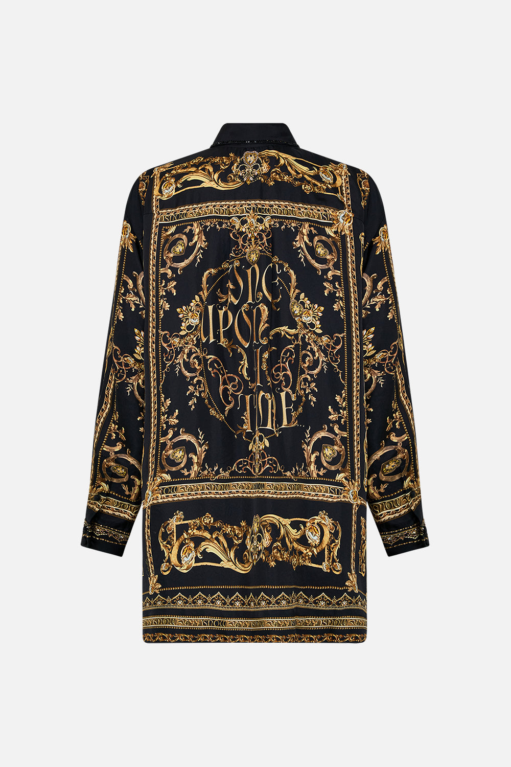 Disney CAMILLA silk shirt in Once Upon A Time print