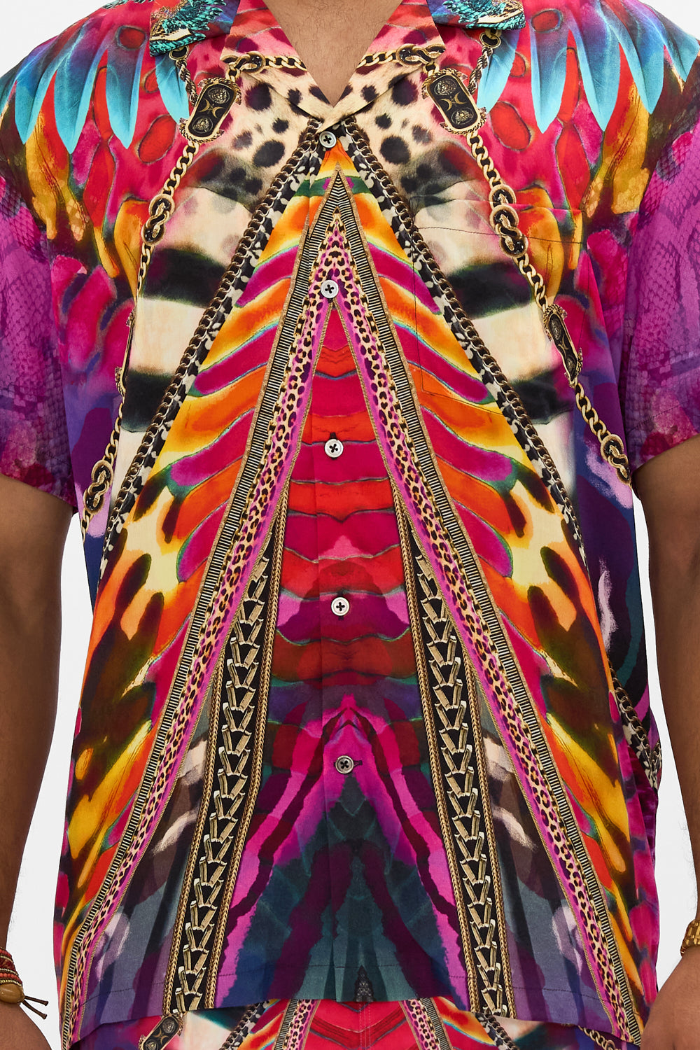 SHORT SLEEVE CAMP COLLARED SHIRT SAHARA SUPERNATURAL