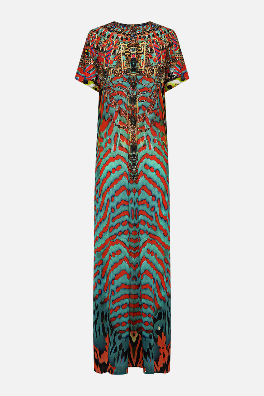 CAMILLA Cover Up with Front Splits in Desert Visions print.