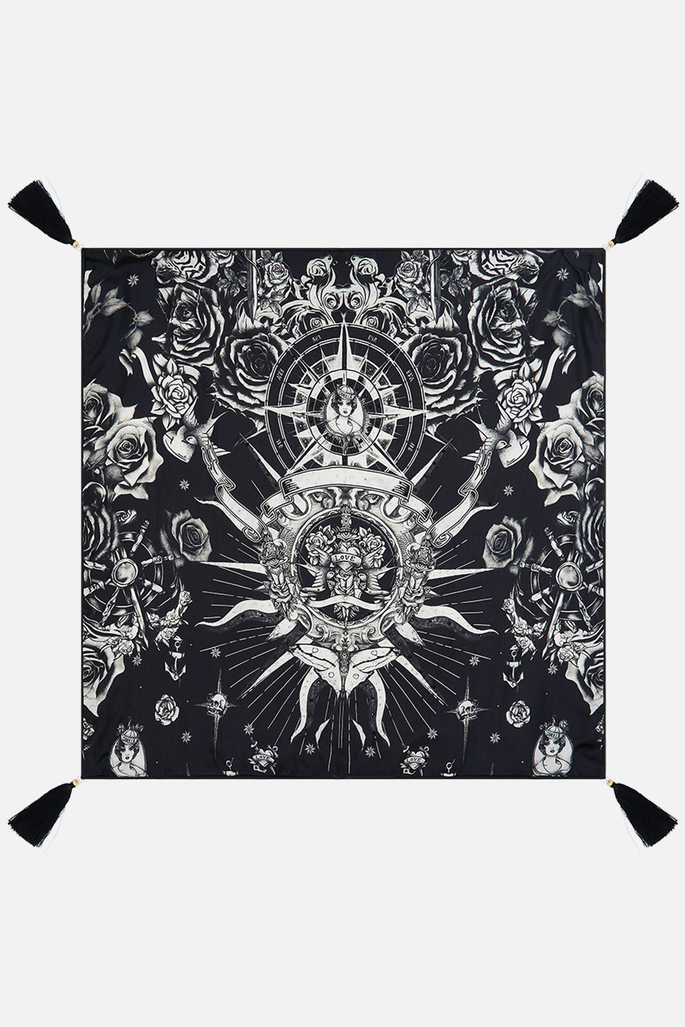 LARGE SQUARE CUSHION TALES OF TATTOO