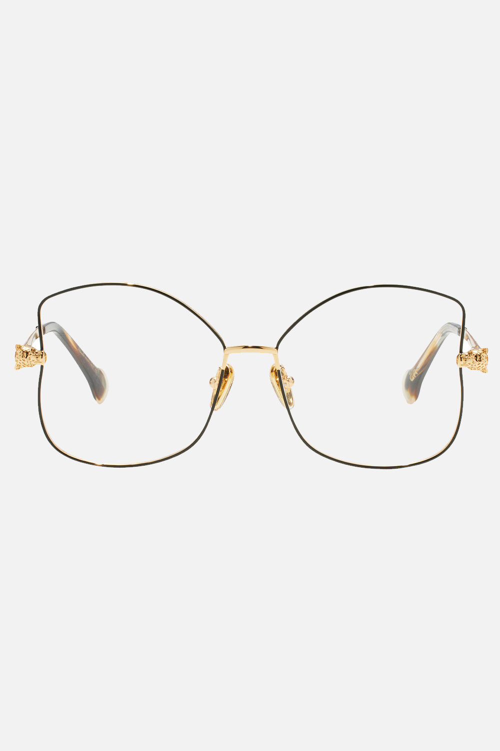 NYC NIGHTS OPTICAL GLASSES BRIGHT GOLD / KHAKI