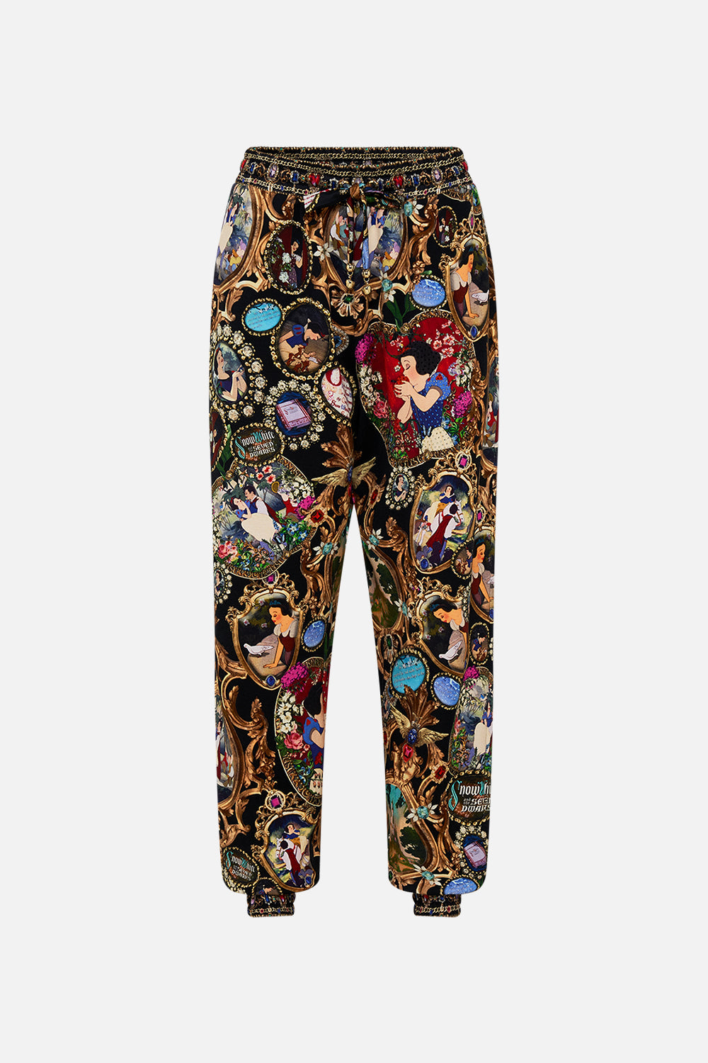 Disney CAMILLA jersey track pants in Happily Ever After print