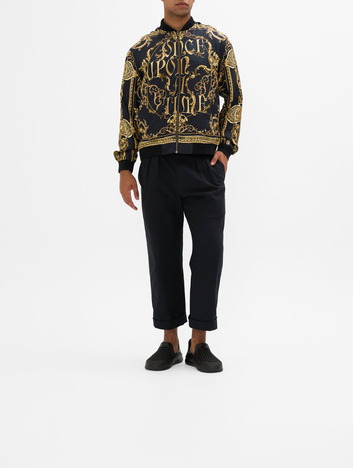 Disney CAMILLA bomber jacket in Happily Ever After print