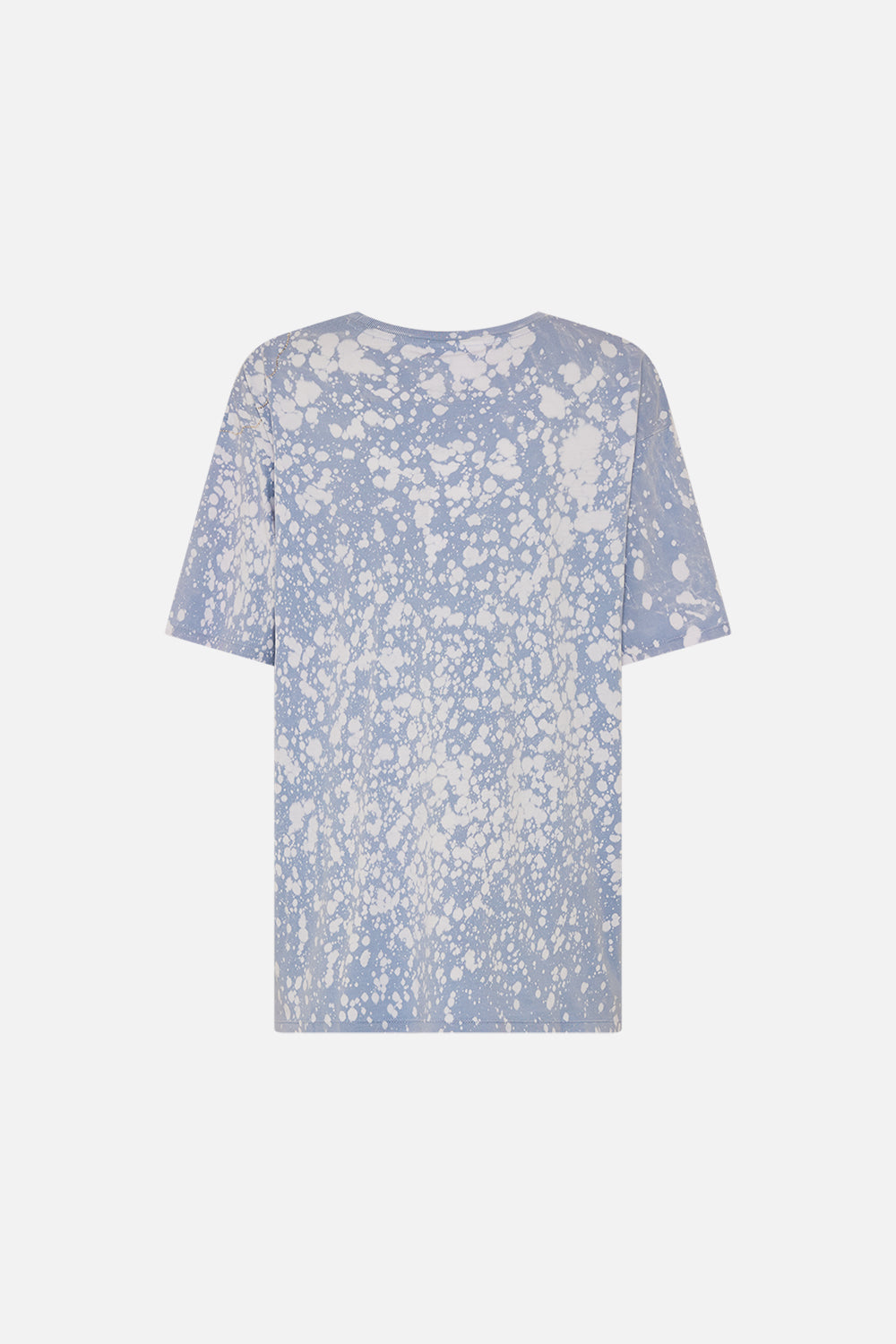 CAMILLA blue oversized band tee in Call Me in Cairo print