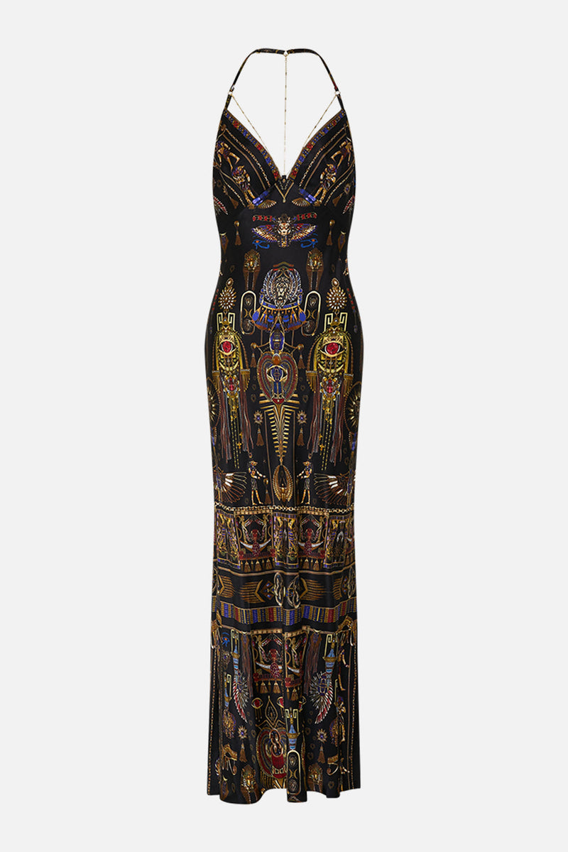 CURVED WAISTBAND SHORT DRESS CARTOUCHE KINGDOM