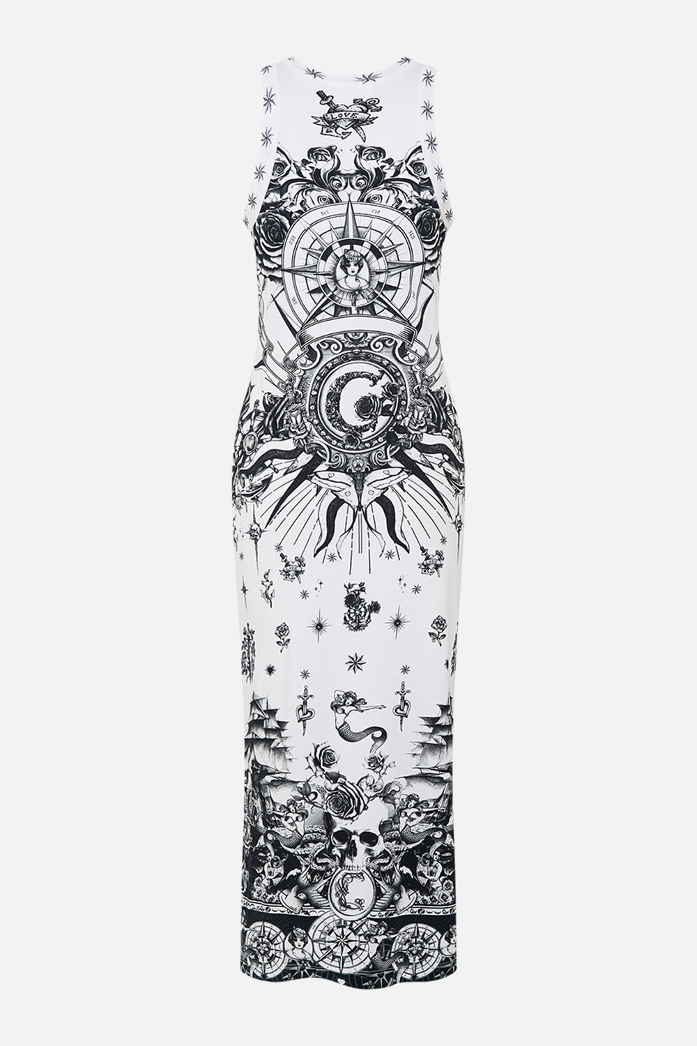 JERSEY TANK DRESS TALES OF TATTOO