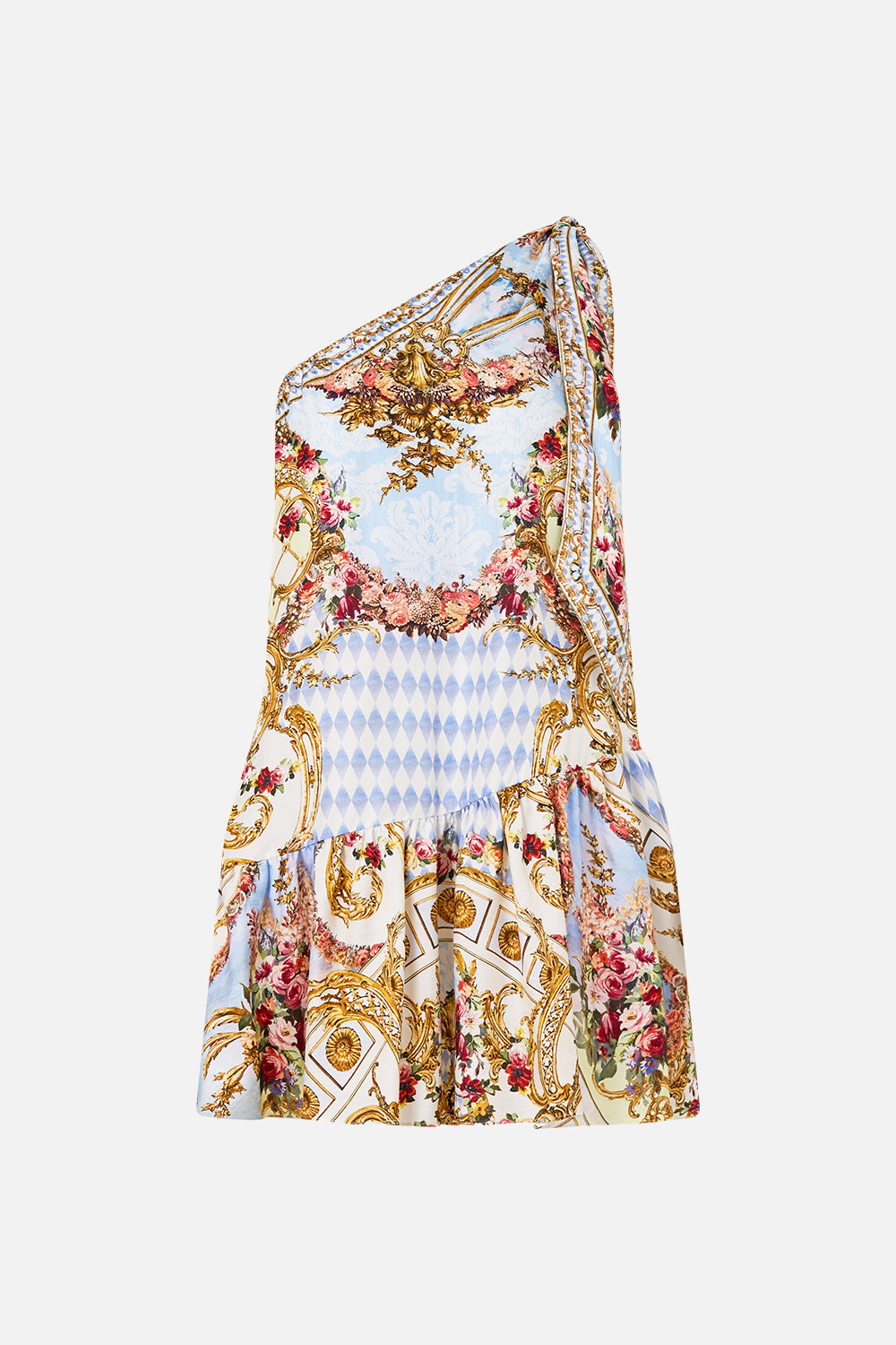 TIE ONE SHOULDER SHORT DRESS THRONE GAMES