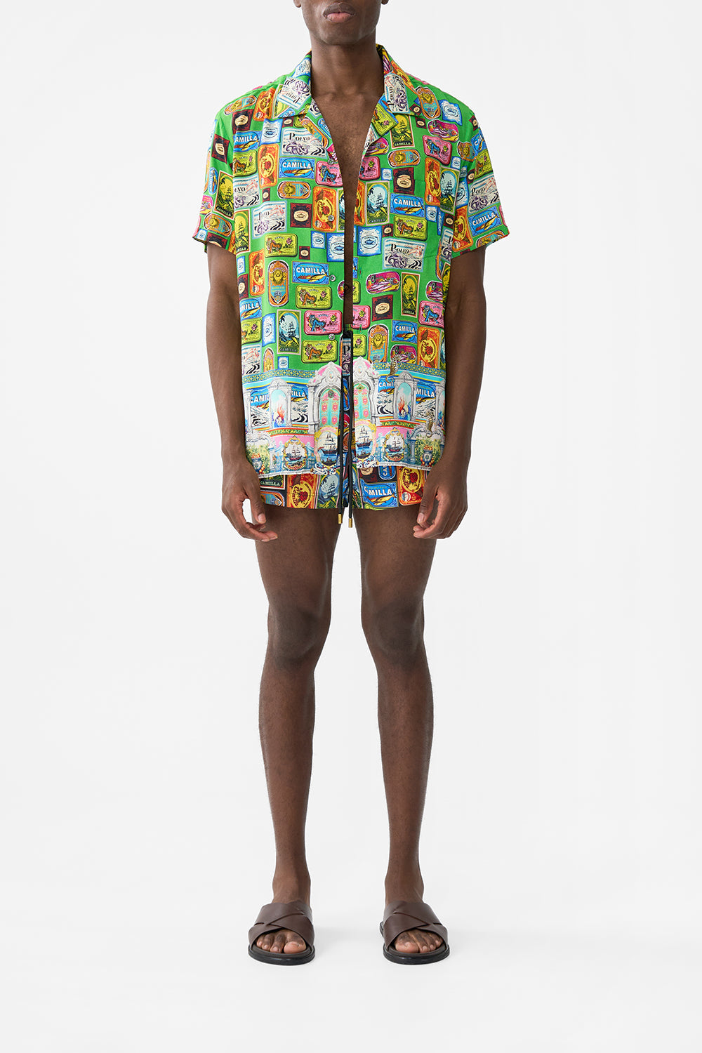 SHORT LENGTH SWIM SHORT SAL DO MAR