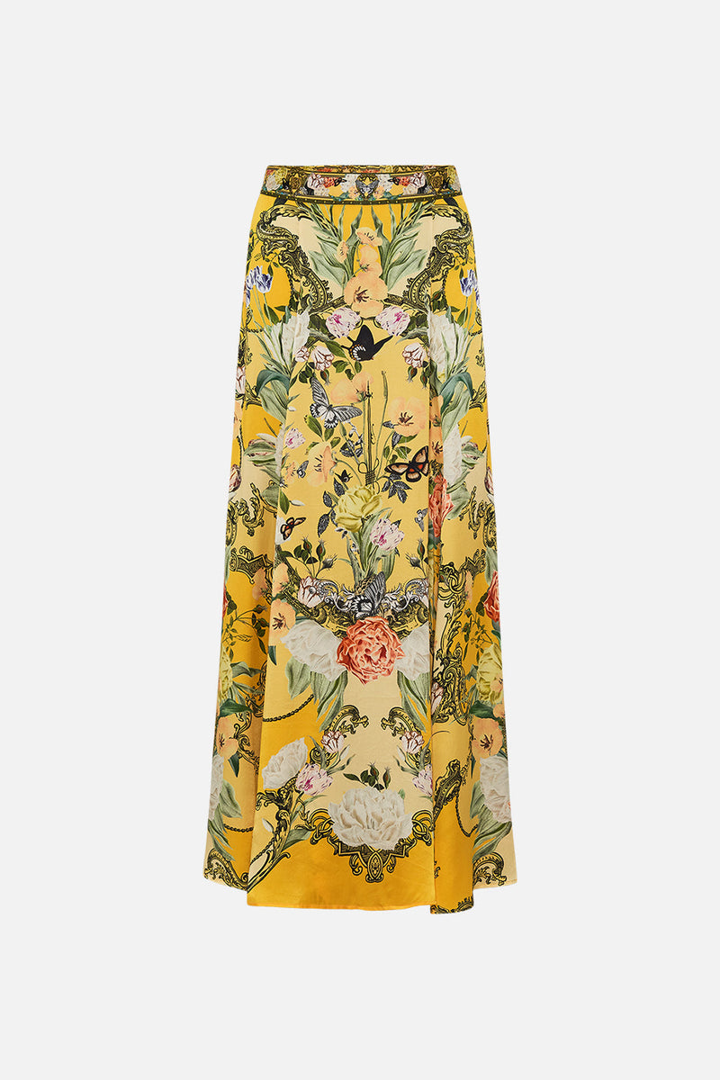 PANELLED FLARED LONG SKIRT main image 1