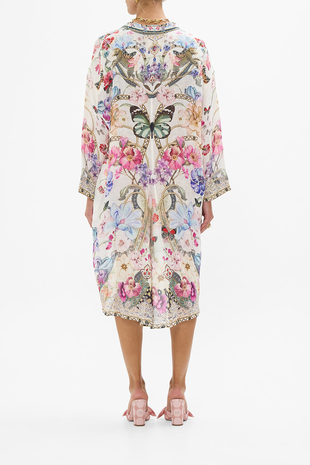 RELAXED HIGH LOW SHIRT DRESS MONSERRATE MAGIC