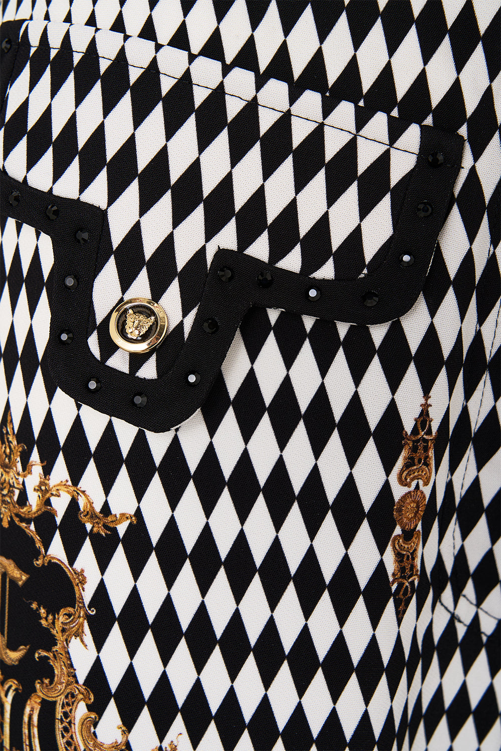 FLARED PANT WITH POCKETS MONARCHY MANIA