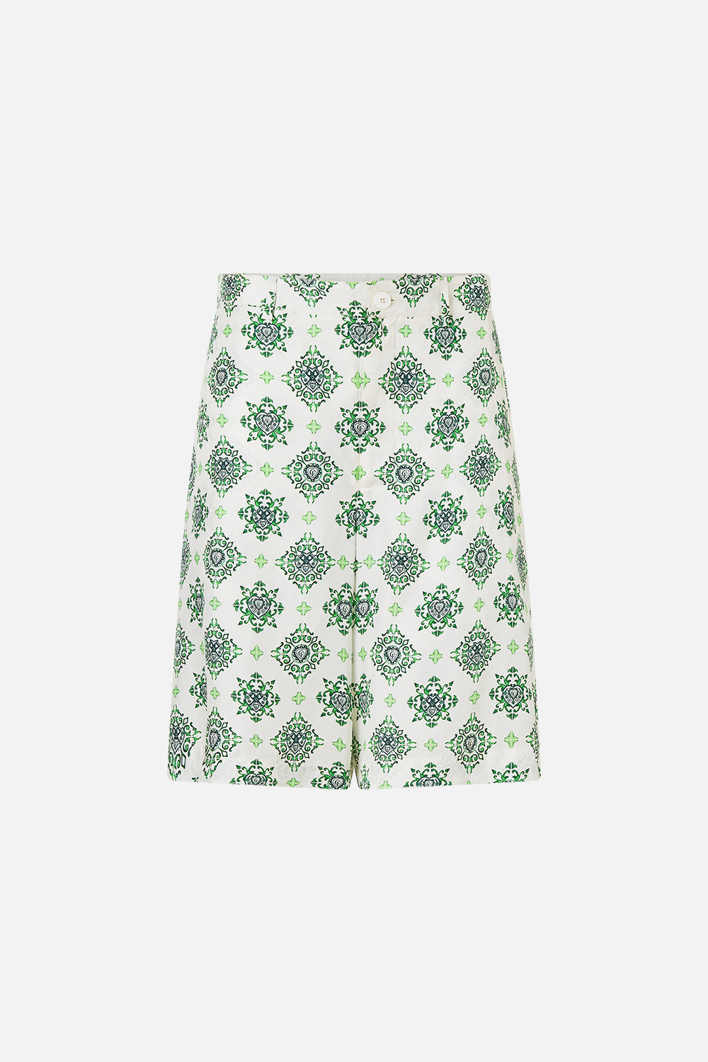 FIXED WAIST MID LENGTH WALK SHORT CORRIDOR OF CALM