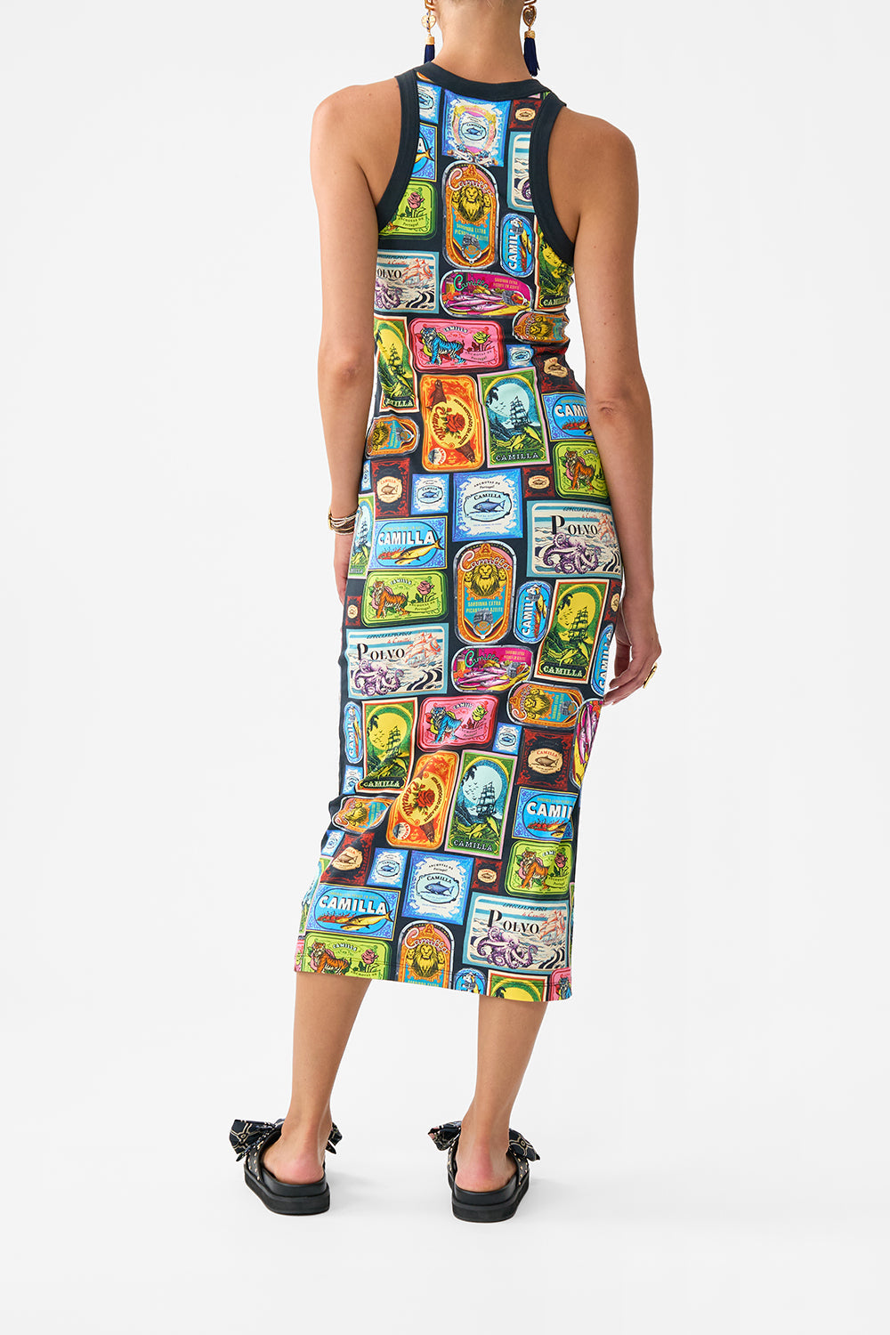 JERSEY TANK DRESS SAL DO MAR