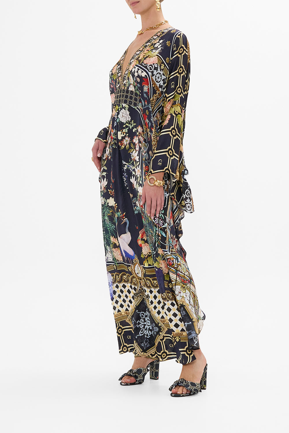 LONG KAFTAN WITH WAIST DETAIL PALACIO POETRY