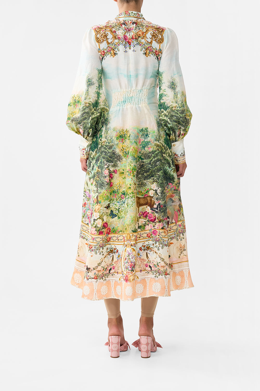 WAIST TIE SHIRT DRESS ARCHES OF AMOR