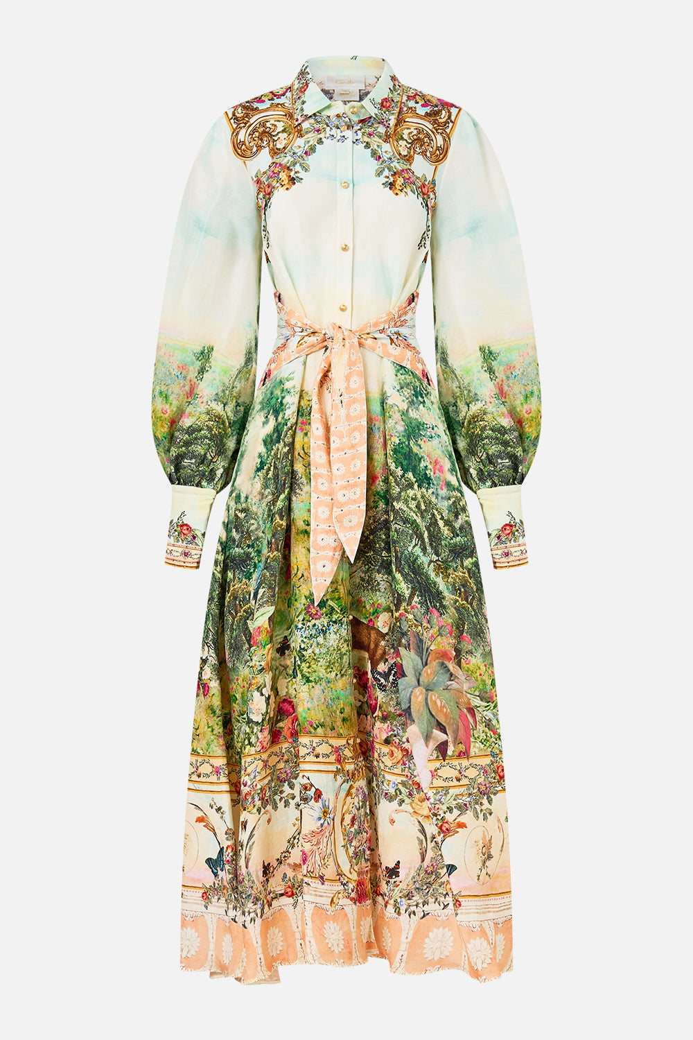 WAIST TIE SHIRT DRESS ARCHES OF AMOR