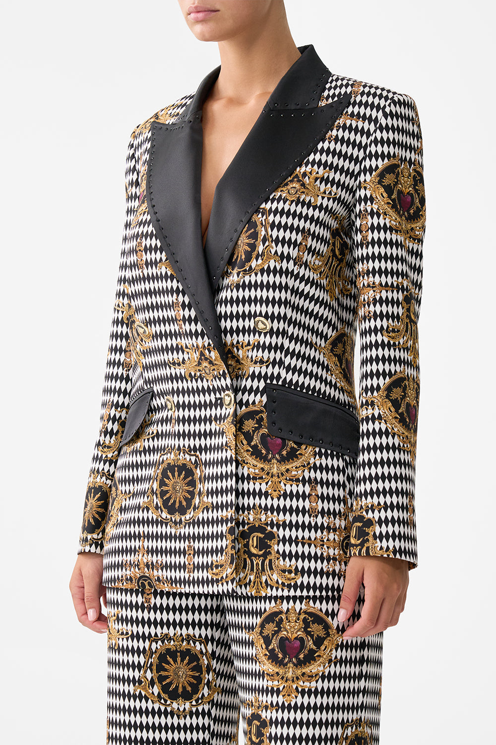 DOUBLE BREASTED SUIT JACKET MONARCHY MANIA