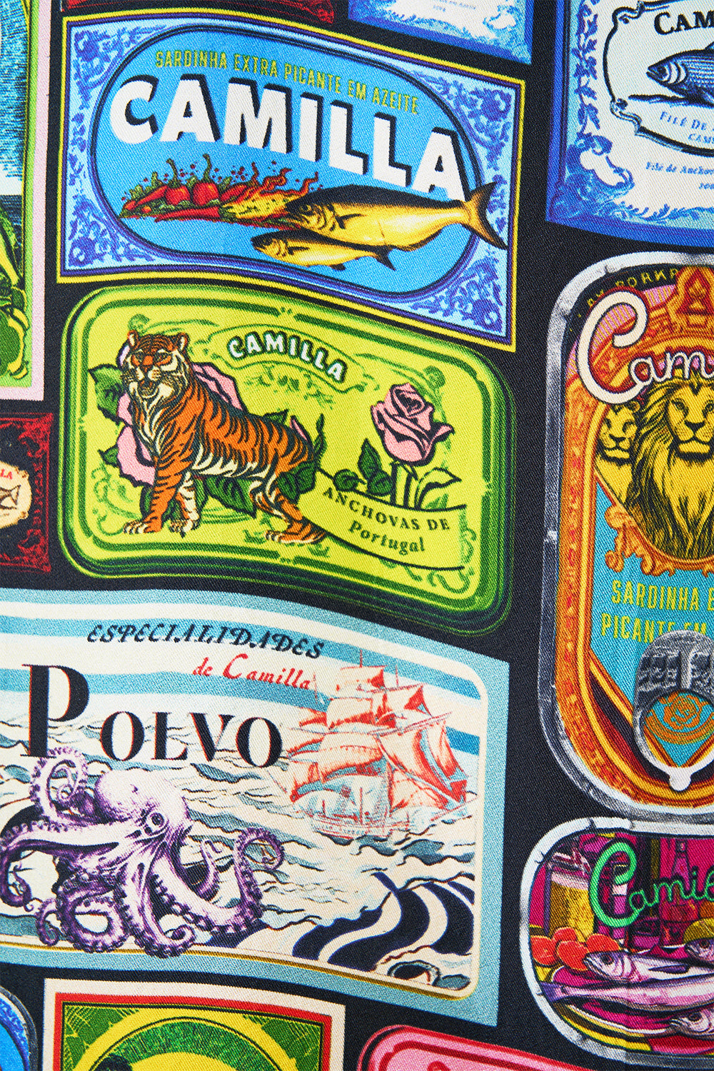 CONTRAST PANEL SLEEVELESS TEE SAL DO MAR