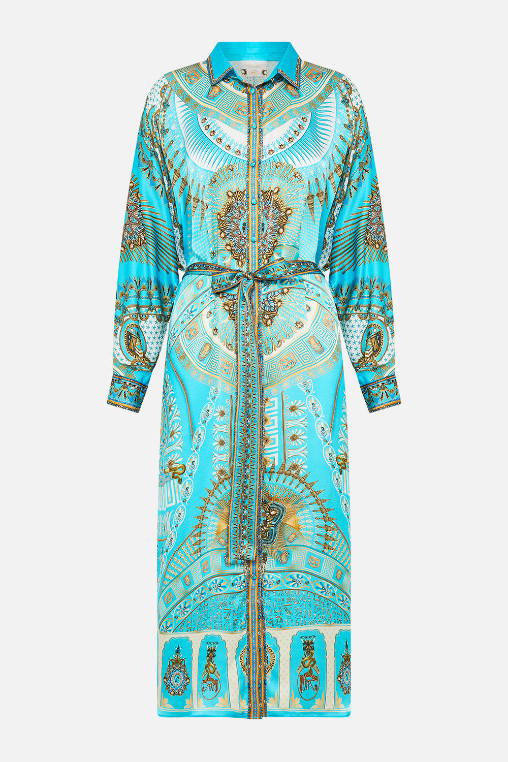 COLLARED BUTTON THROUGH DRESS TEMPLE OF LIGHT